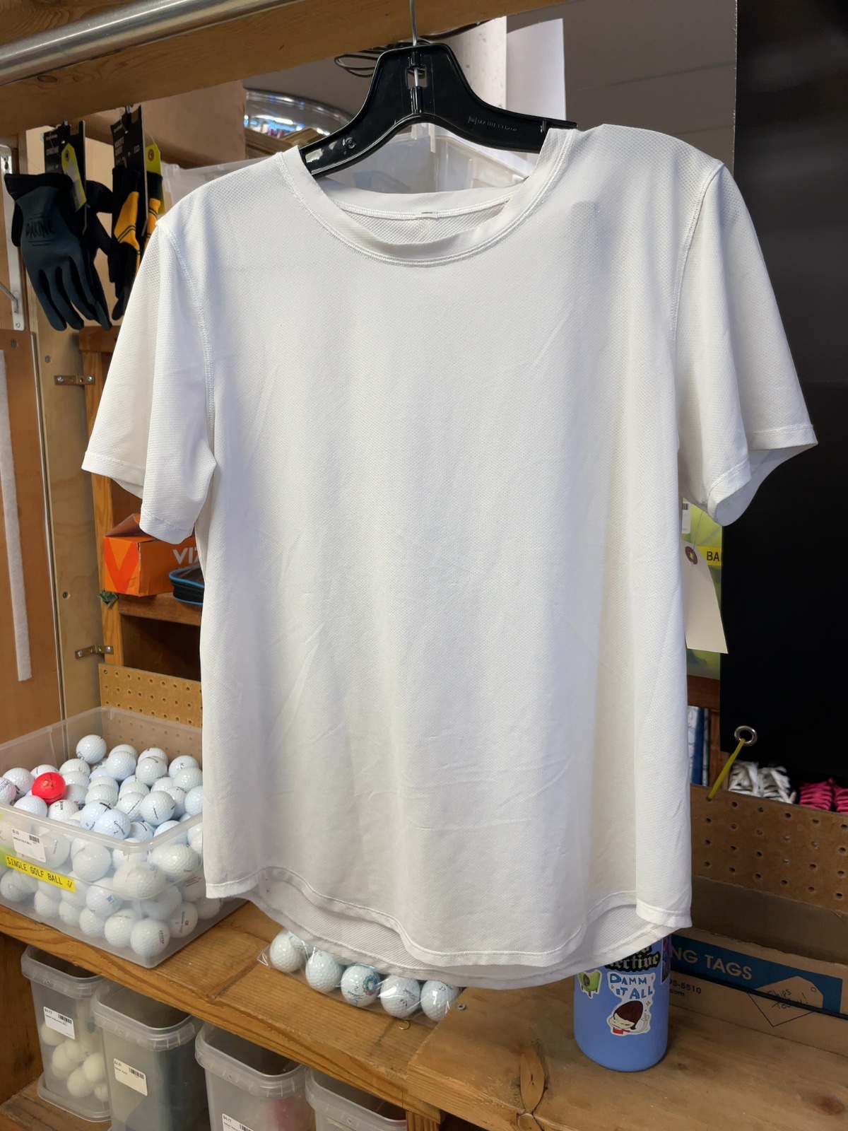 Lululemon Size 4 Short Sleeve Athletic T-Shirt White