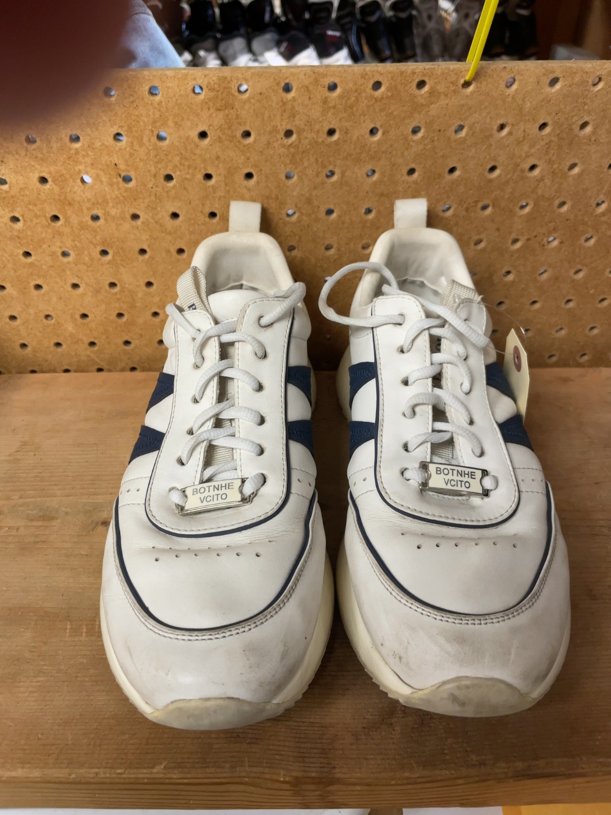Botnhe Vcito Size 10 Platform Sneakers Cream/Navy