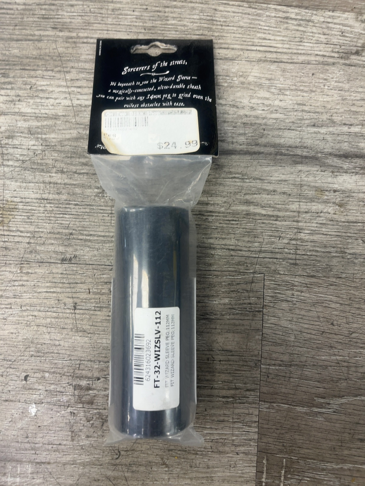 Fit Bike Co Wizard Sleeve BMX Peg Sleeve 112mm Black New