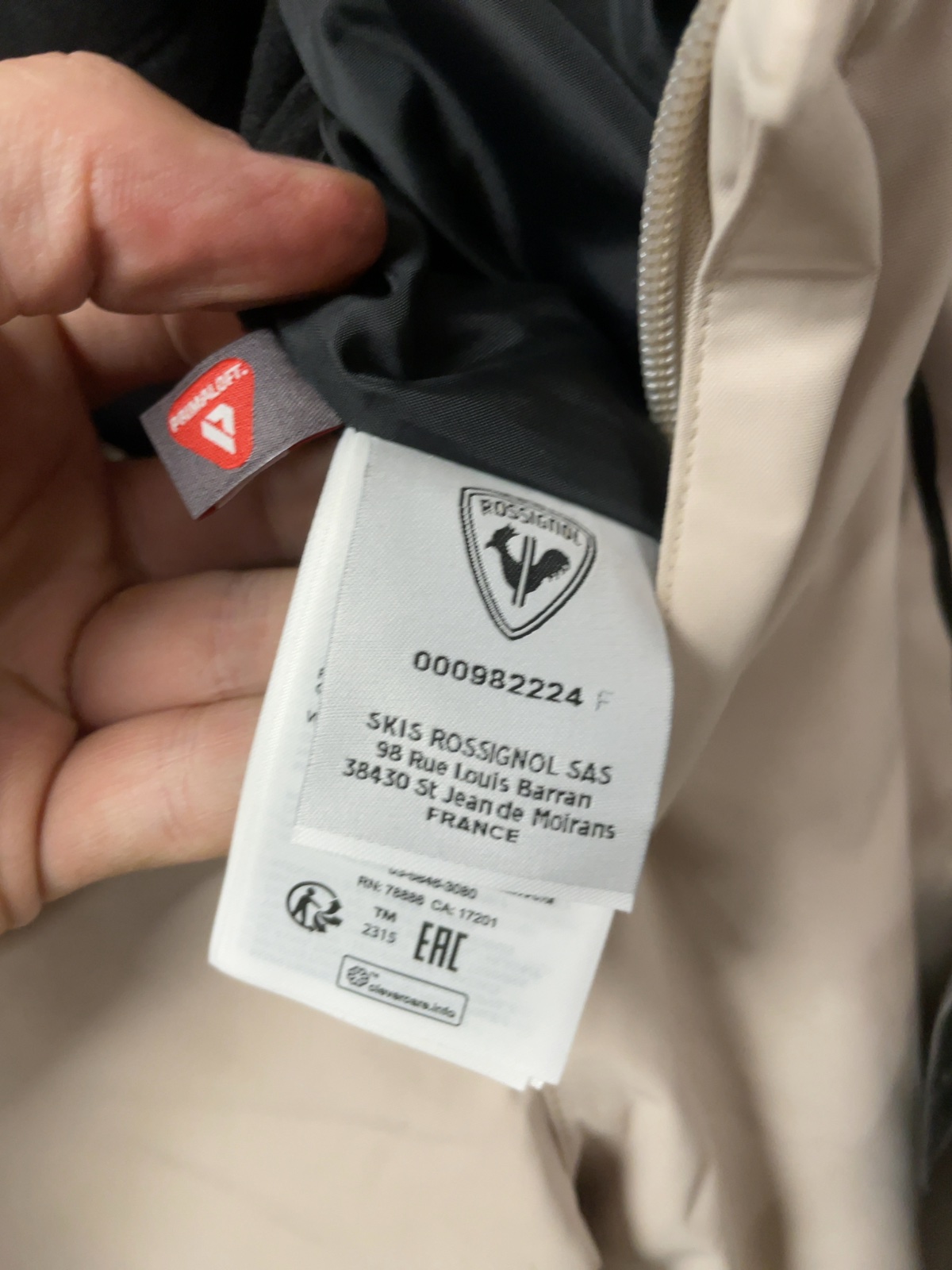 Rossignol Relax Ski RF Pant Size S Beige