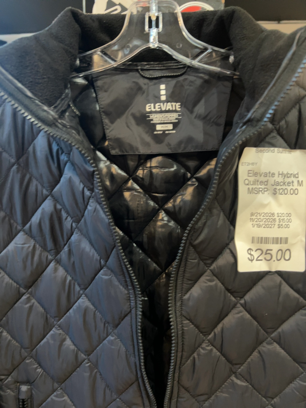 Elevate Hybrid Quilted Jacket Good M