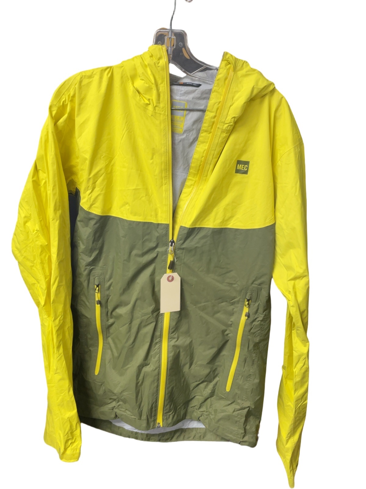MEC Pertex Shield Hooded Rain Jacket Size M Tall