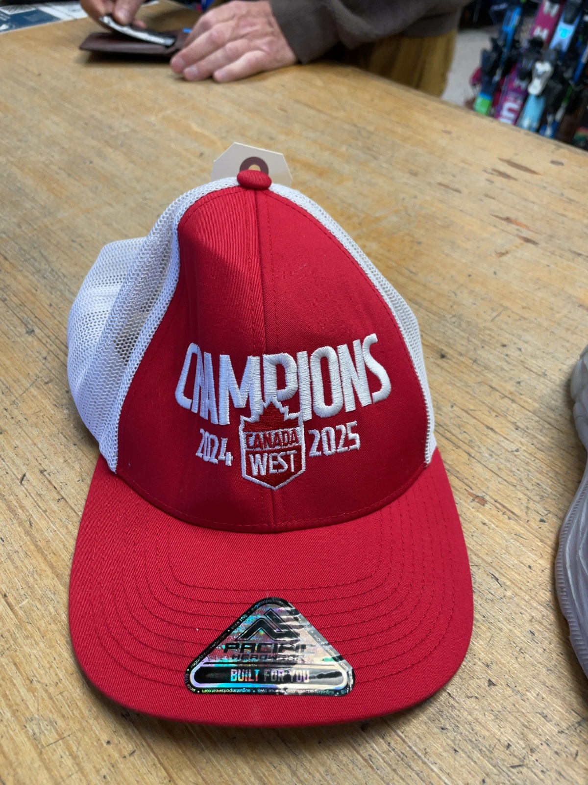 Pacific Headwear Canada West Champions 2024-2025 One Size Trucker Hat