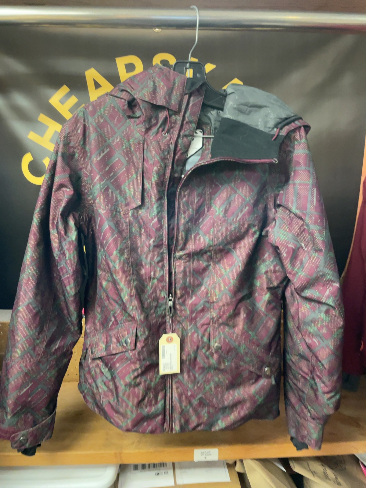 Oakley Thinsulate Ski Snowboard Jacket Size S Purple