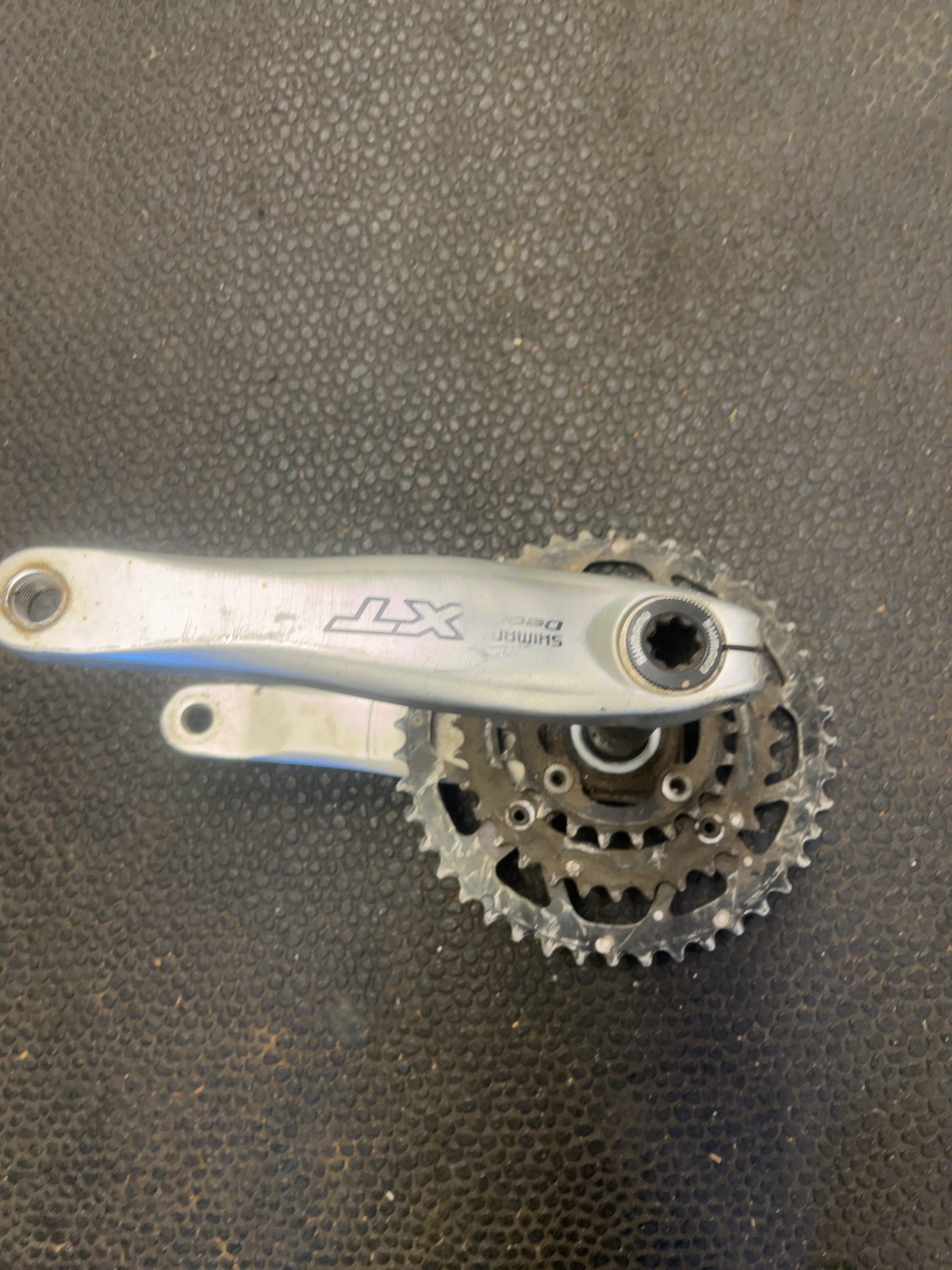 Shimano Deore XT FC-M760 Crankset 175mm Silver Good