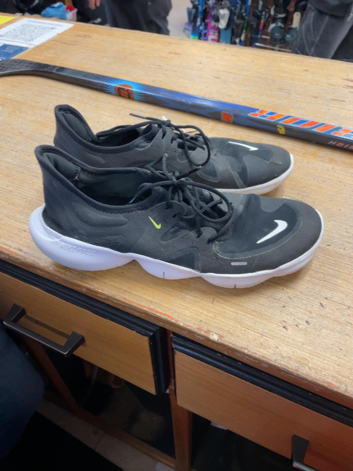 Nike Size 11 Running Shoes Black/White