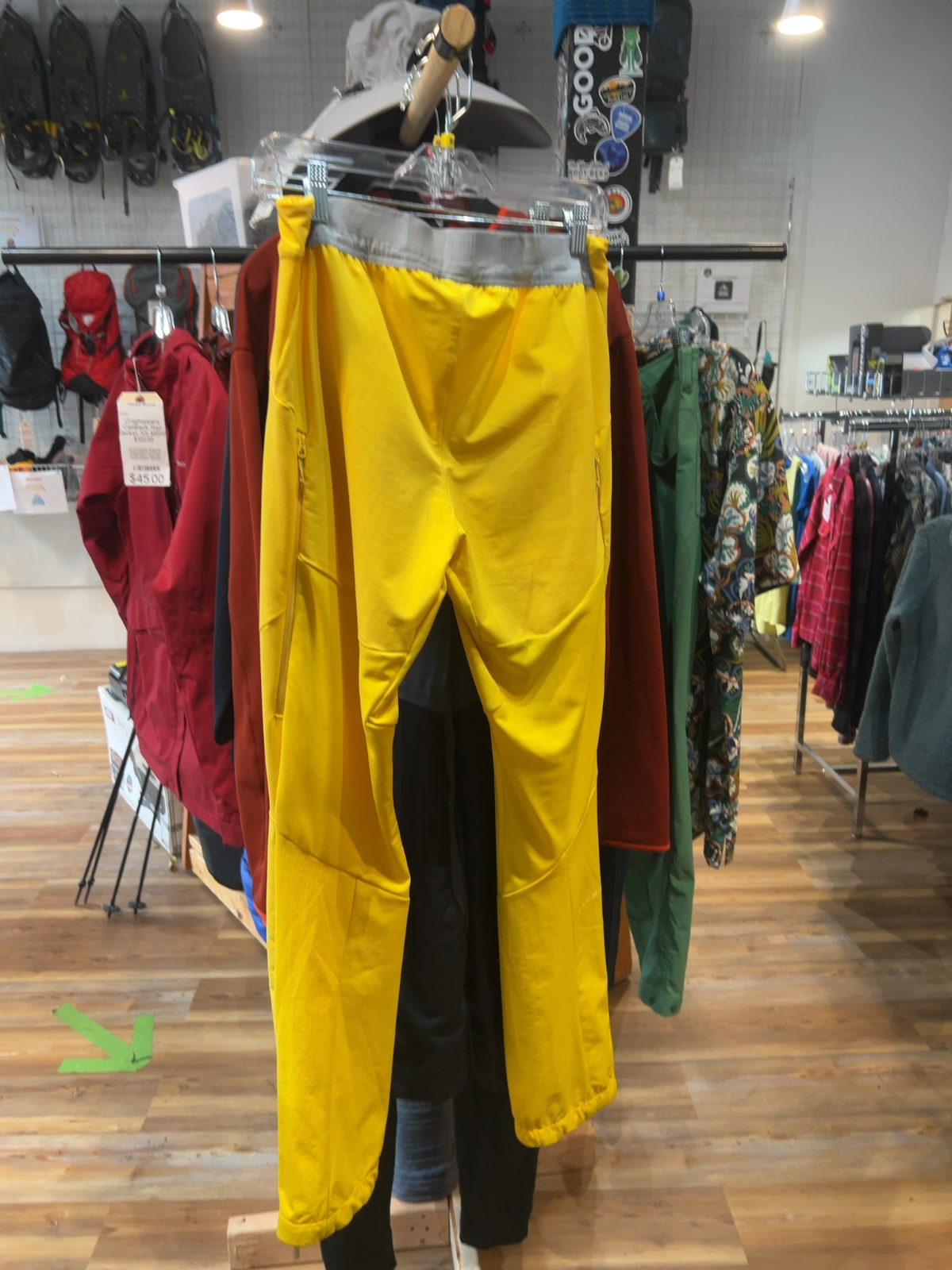 Mammut Climbing Pants Yellow Good M