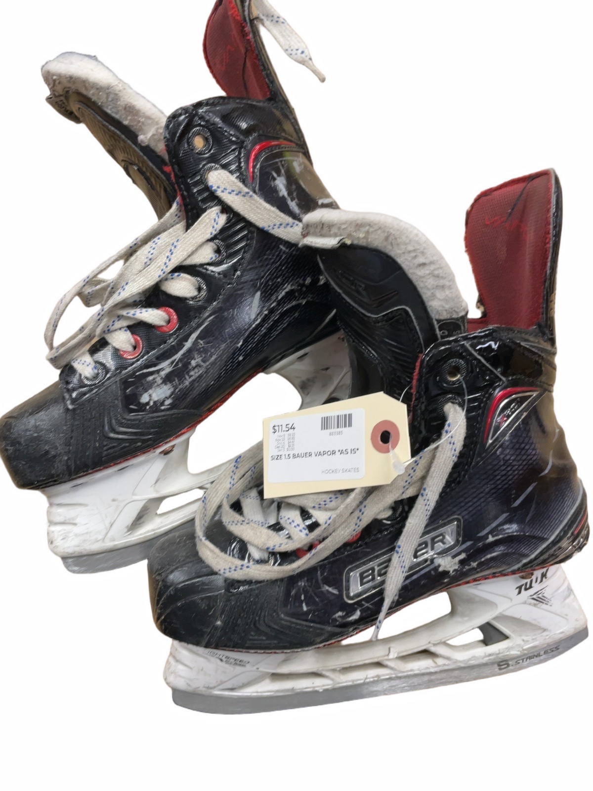 Bauer Vapor X-Shift Pro Size 1.5 D Hockey Skates - image 1