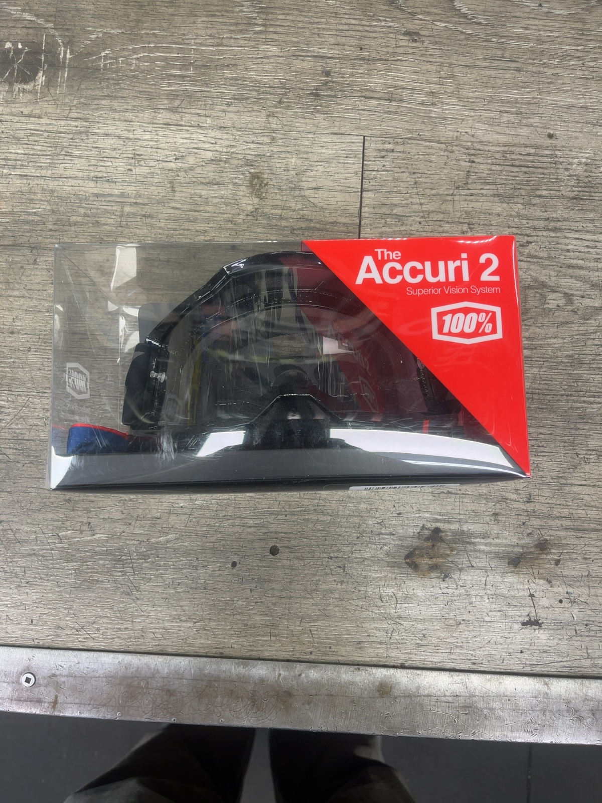 100% Accuri 2 Mountain Bike Goggles Black New