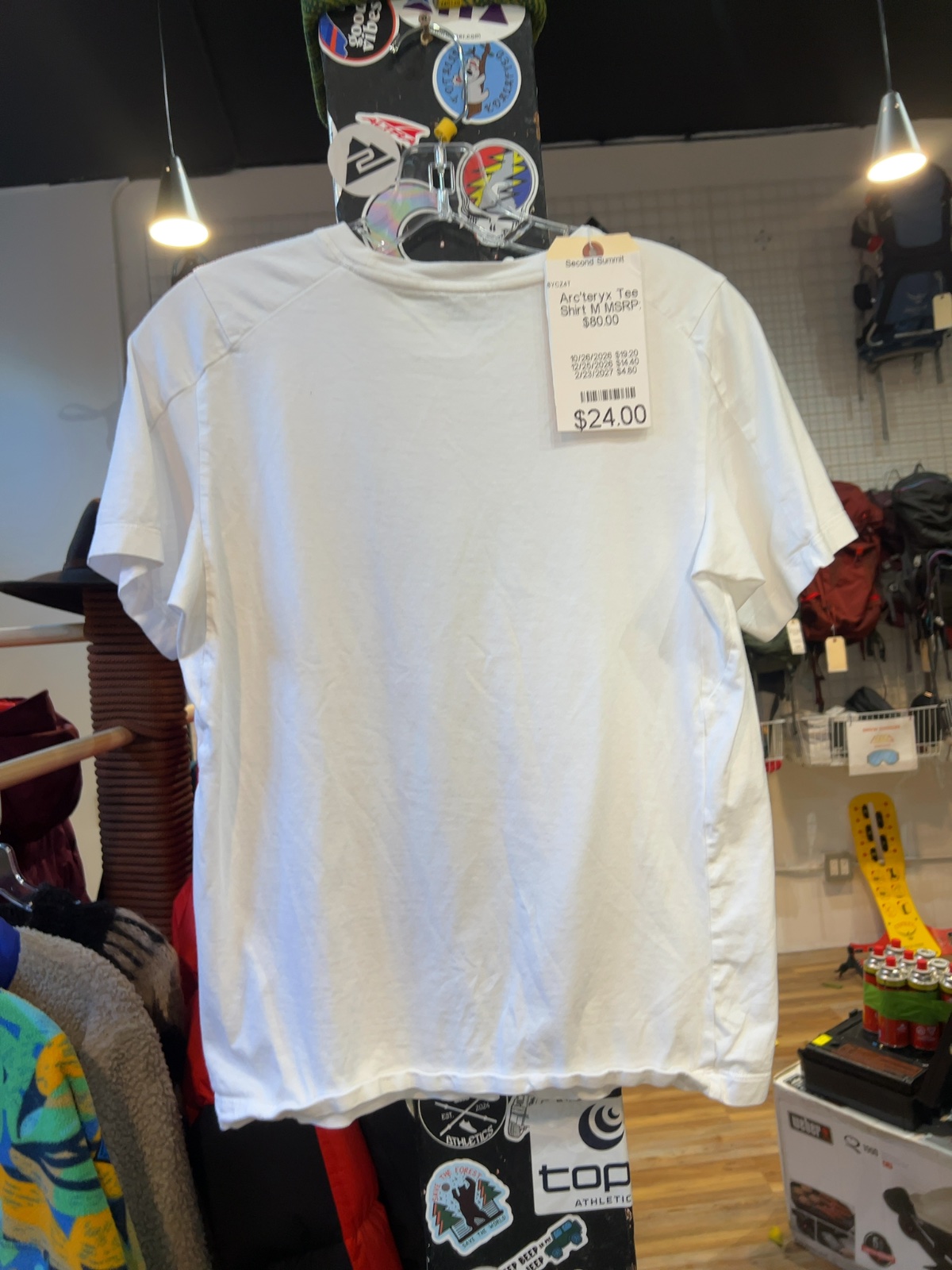 Arc'teryx Short Sleeve T-Shirt White Good M
