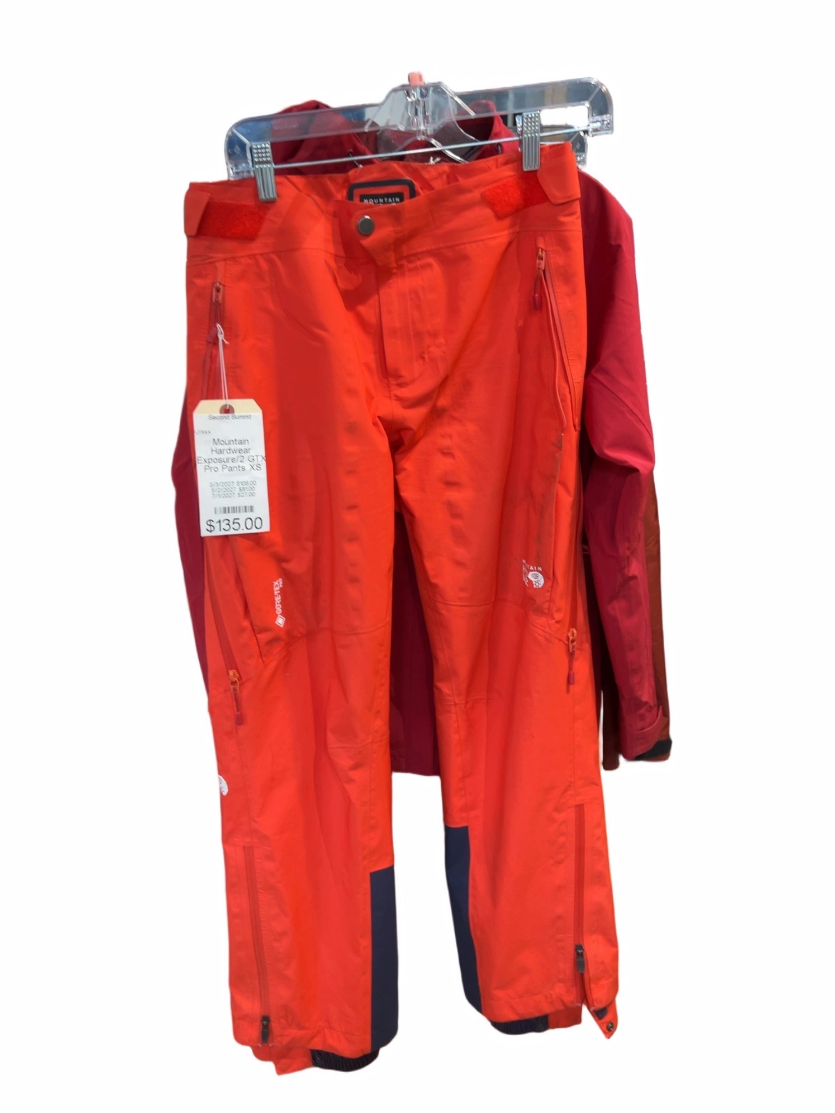 Mountain Hardwear Exposure/2 GTX Pro Pants Orange XS - image 1