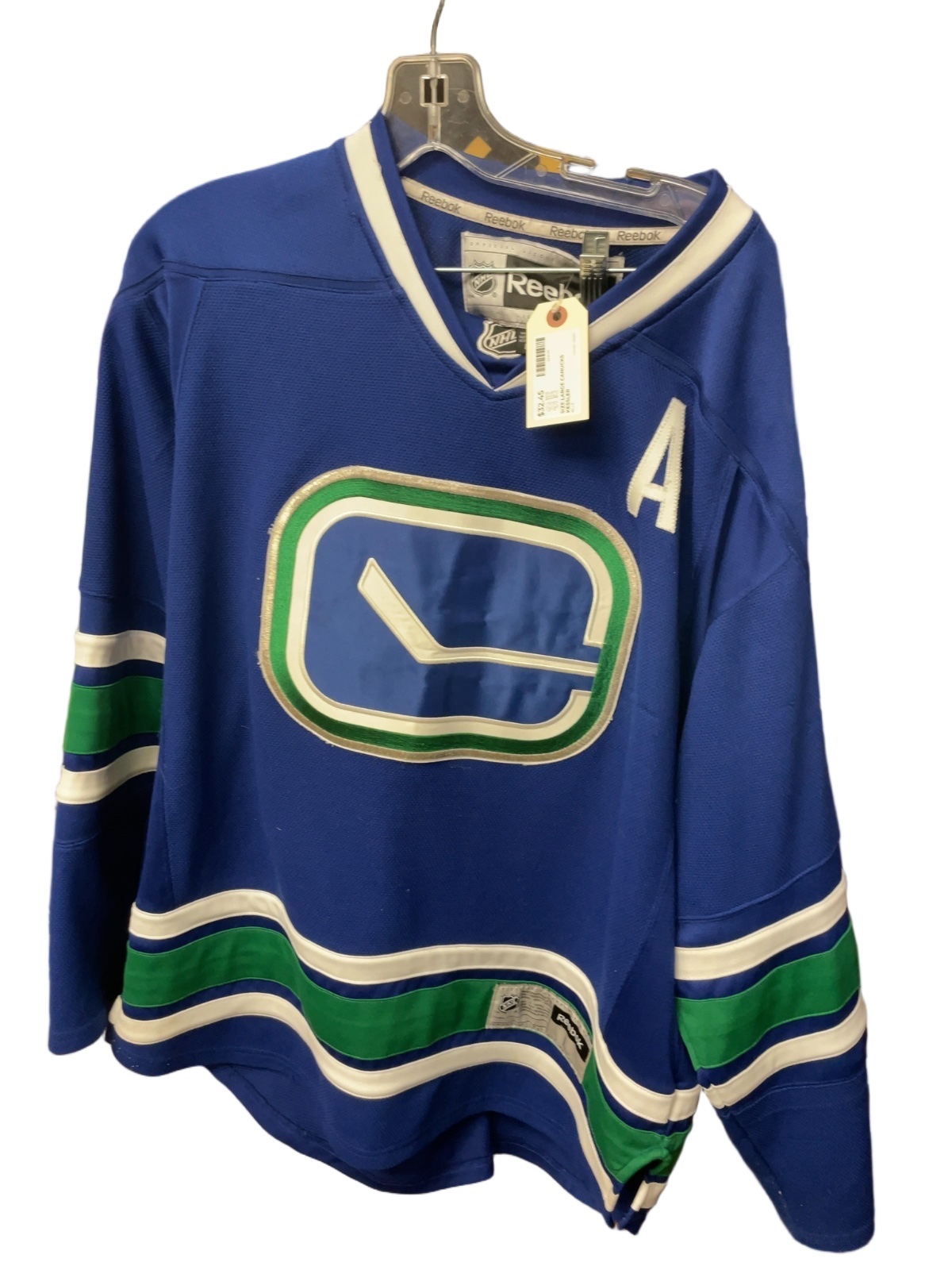 Reebok Vancouver Canucks Ryan Kesler #17 Jersey Size L
