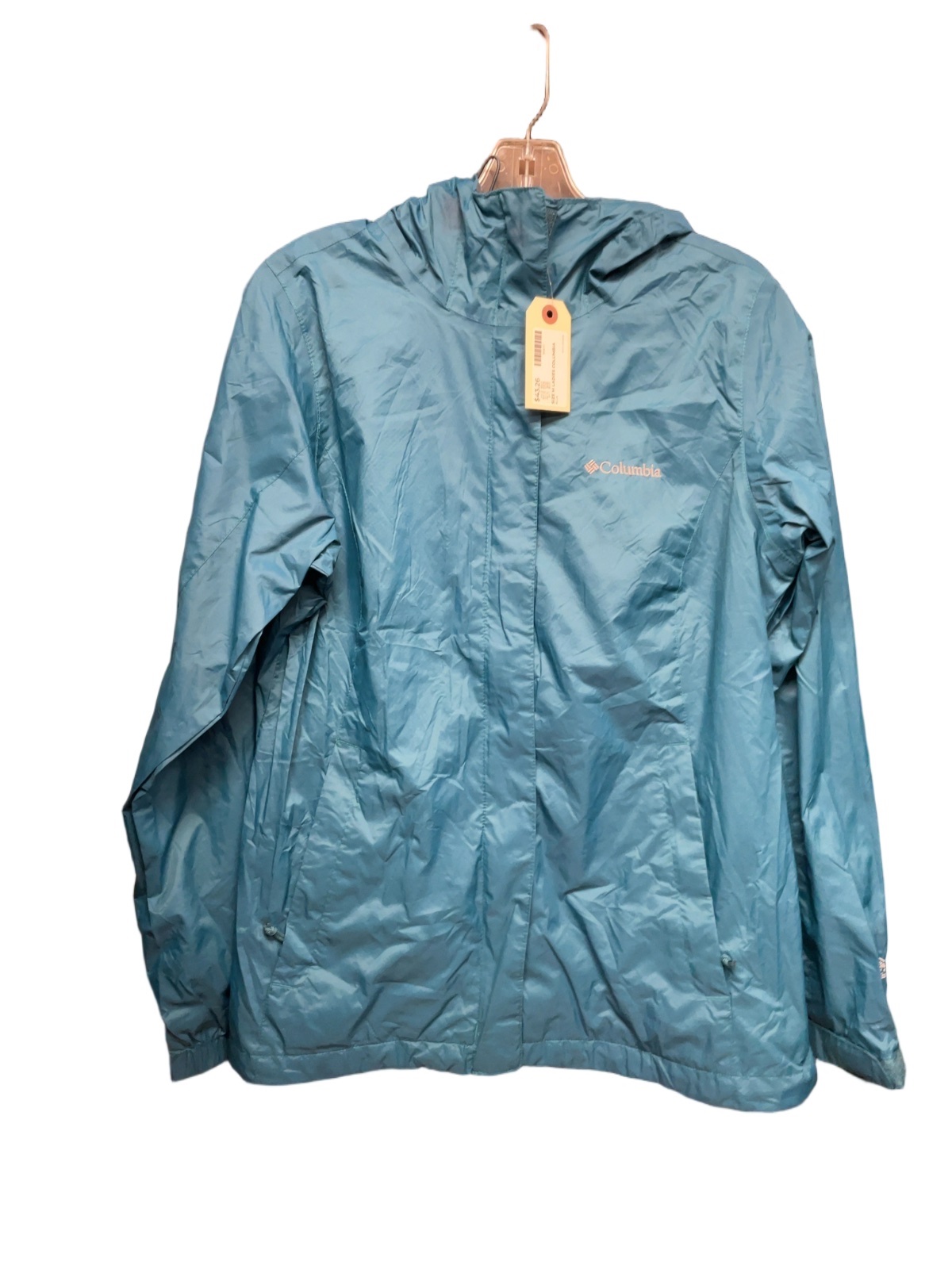 Columbia Omni-Tech Hooded Rain Jacket Size M