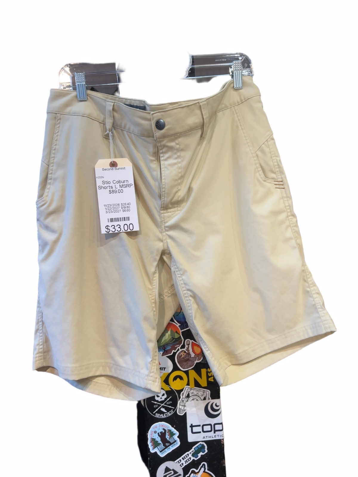 Stio Coburn Shorts Khaki Good L - image 1