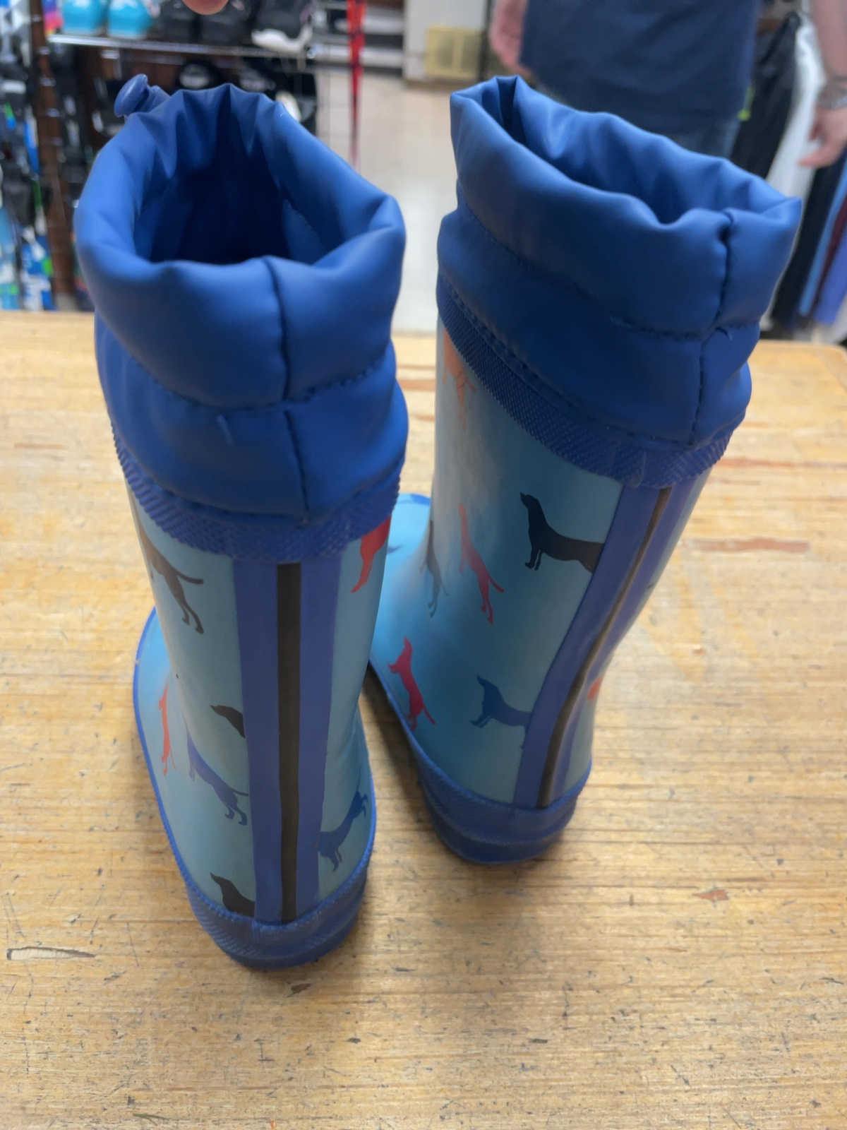 Hatley Dog Print Rain Boots Size 8C