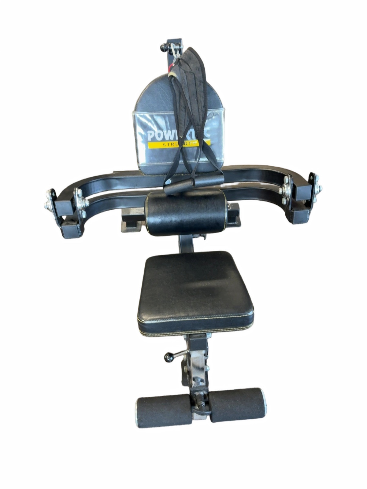 Powertec Fitness Ab Crunch Machine Black Good - image 1