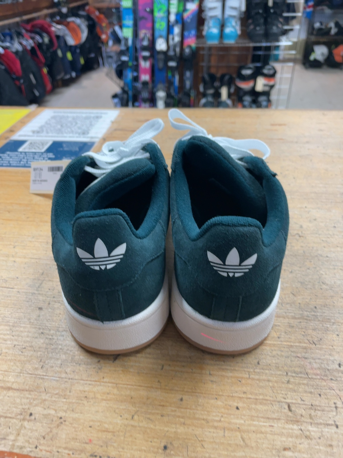 Adidas Campus 00s Size 10 US Dark Green / White