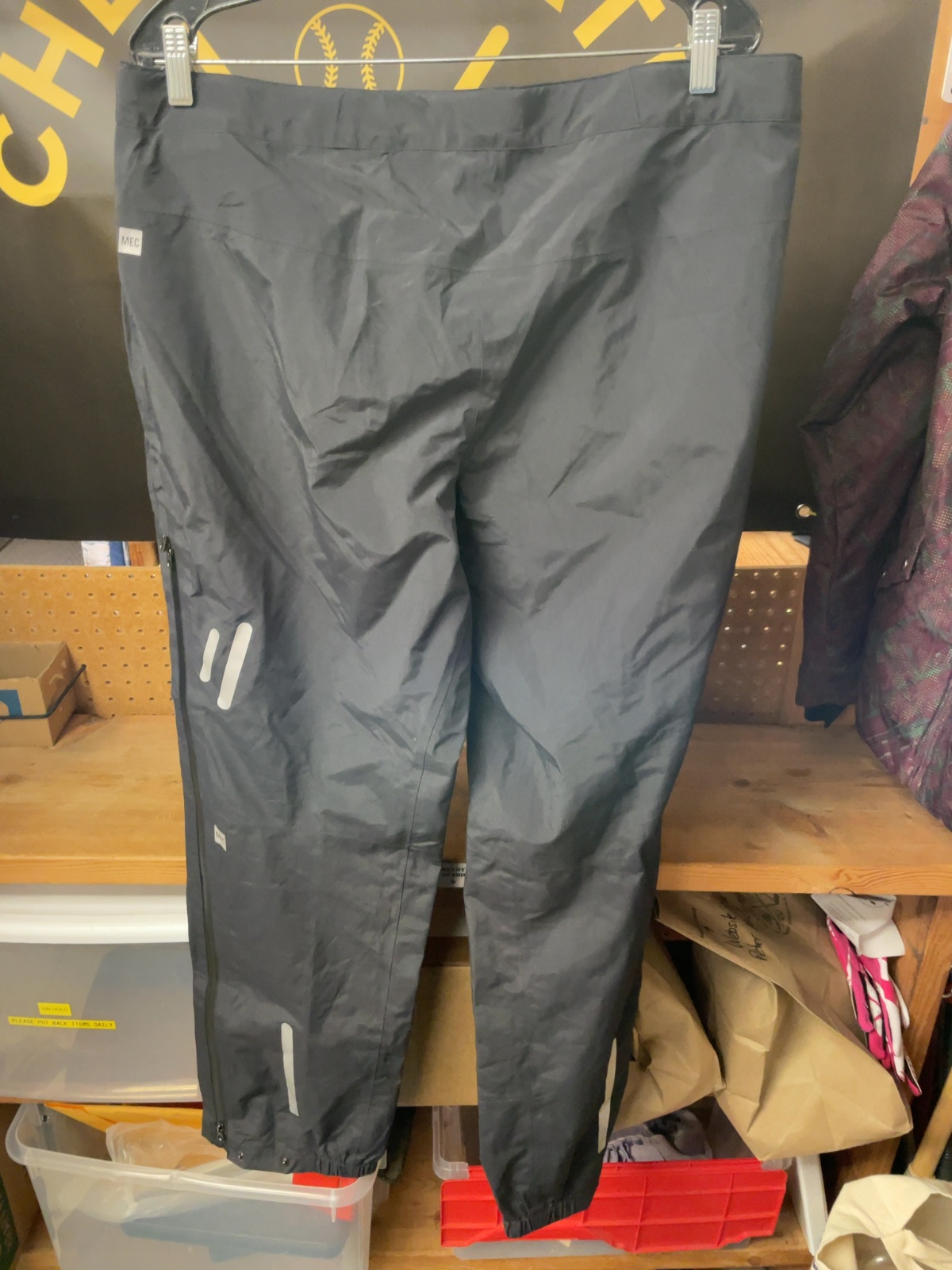 MEC Pertex Shield+ Rain Pants Size 36 Black