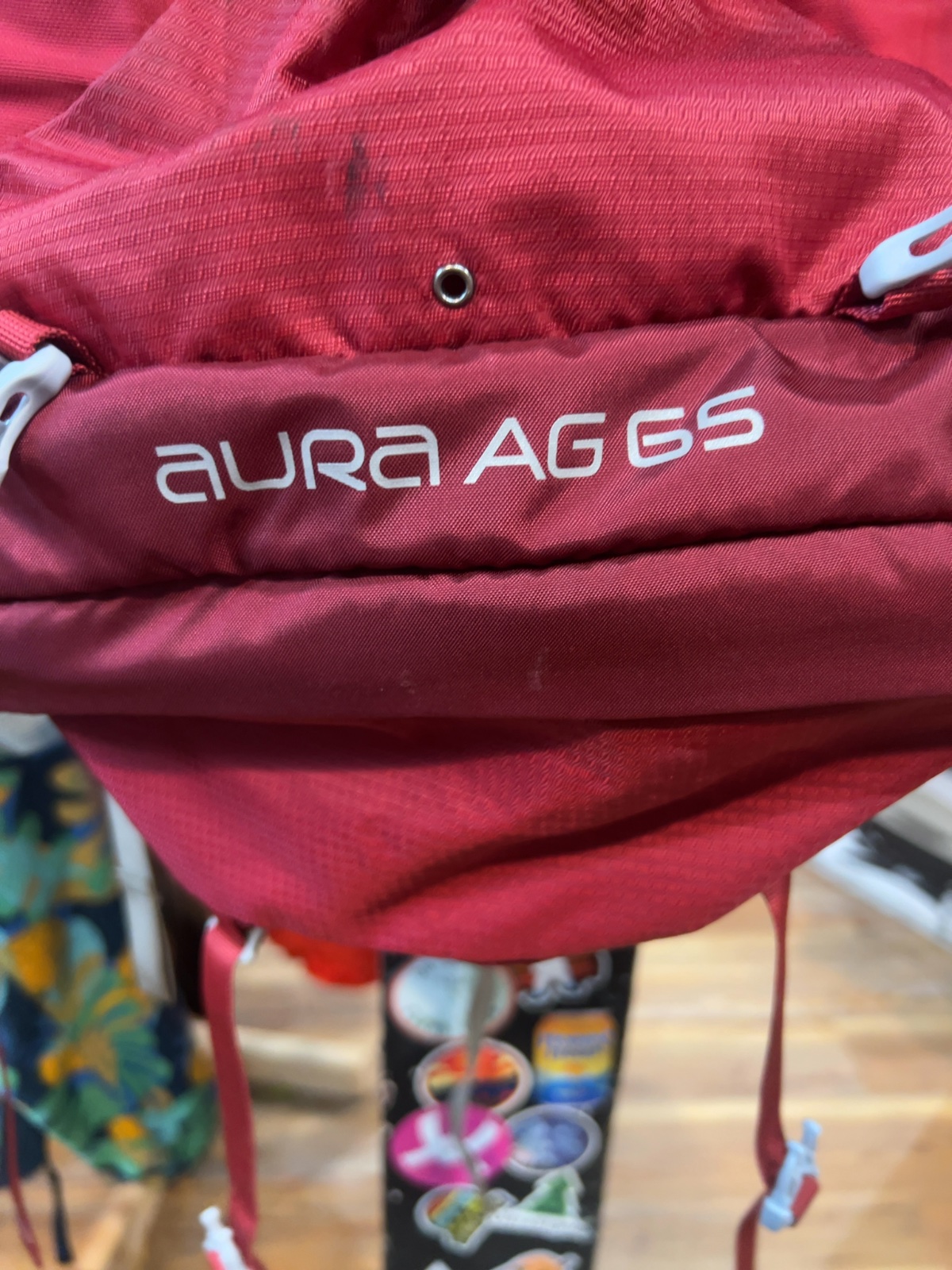 Osprey Aura AG 65 Backpack Red Good OSFA
