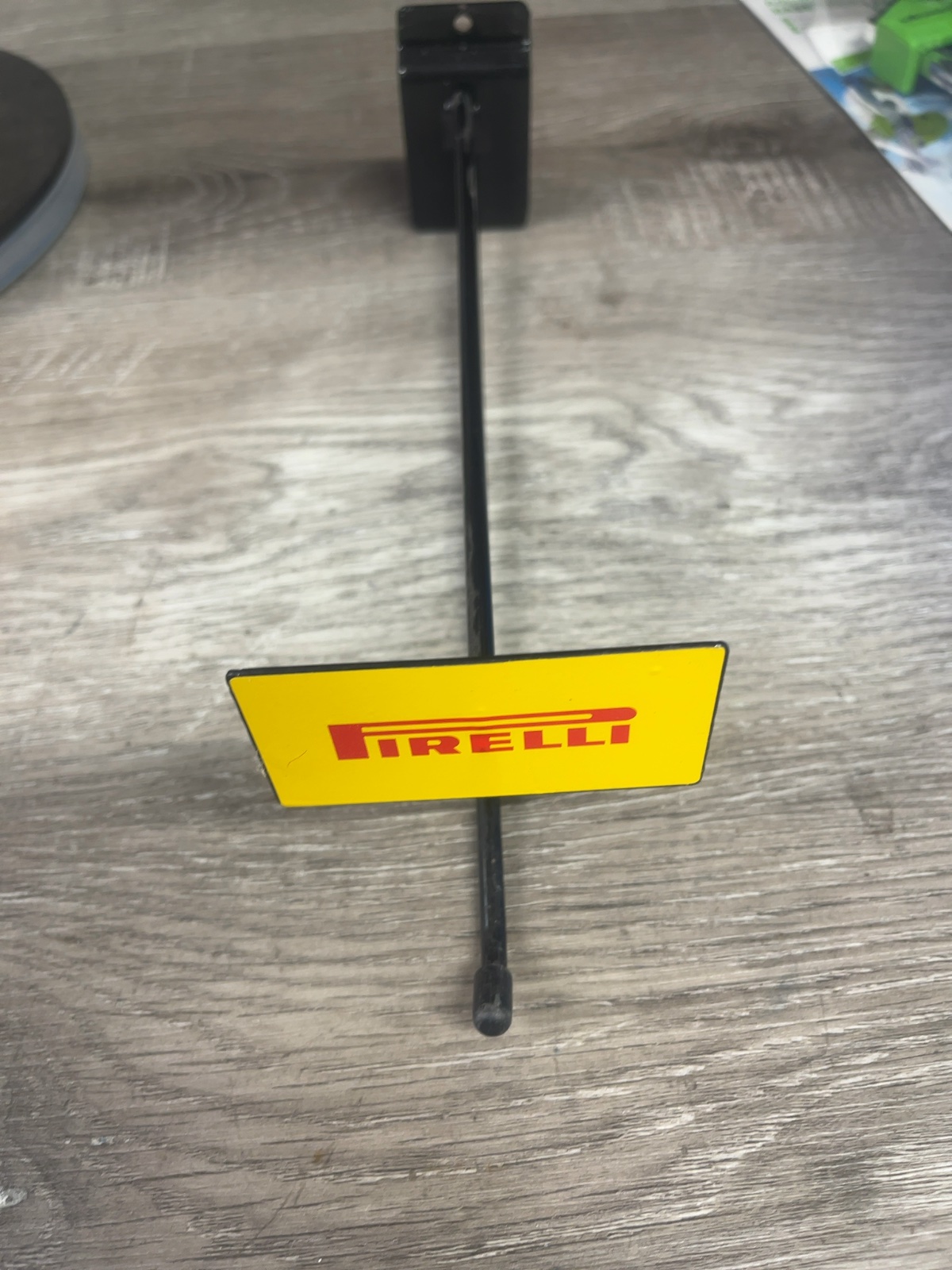 Pirelli Slatwall Display Hook Retail Tire Display Arm