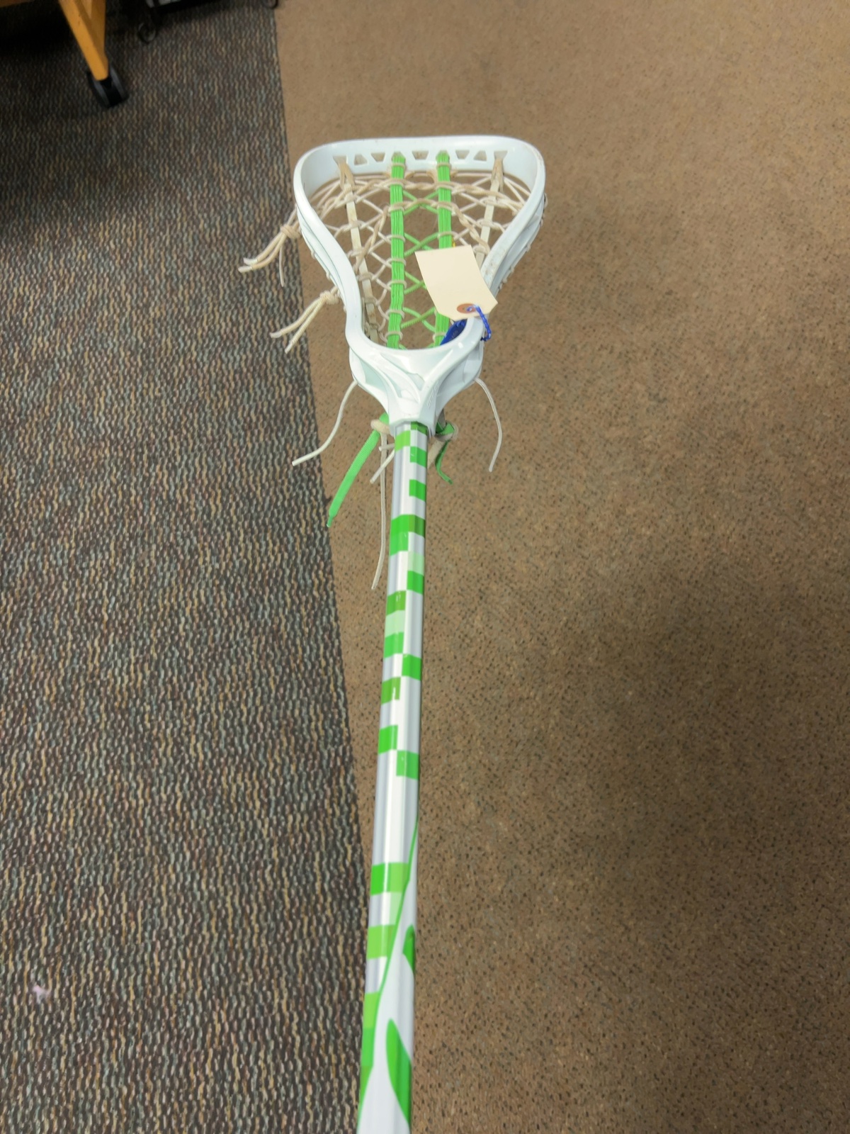 Brine Allure Women's Complete Lacrosse Stick Good White/Green