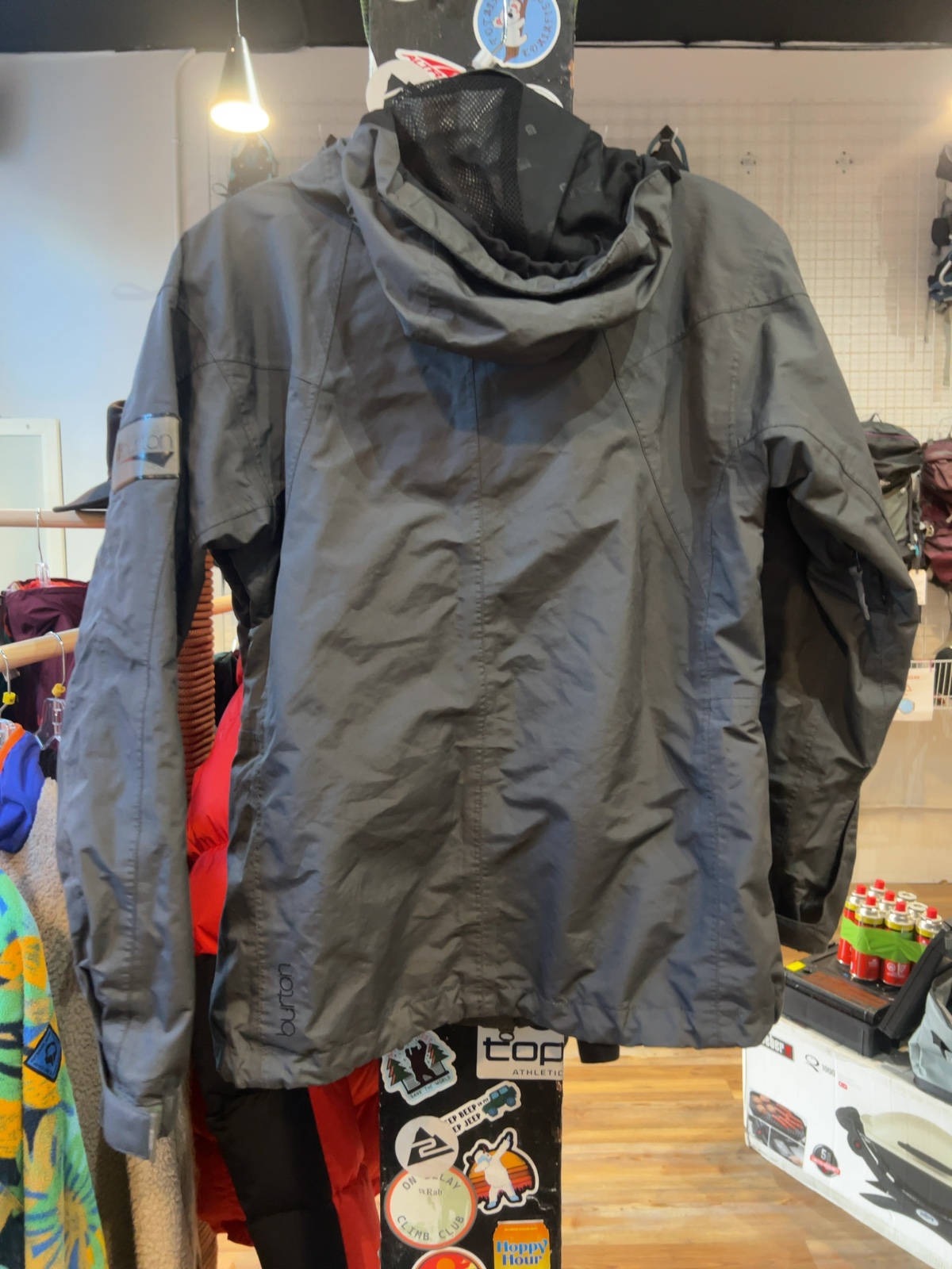 Burton Dryride Snow Jacket Women's XS Charcoal Gray