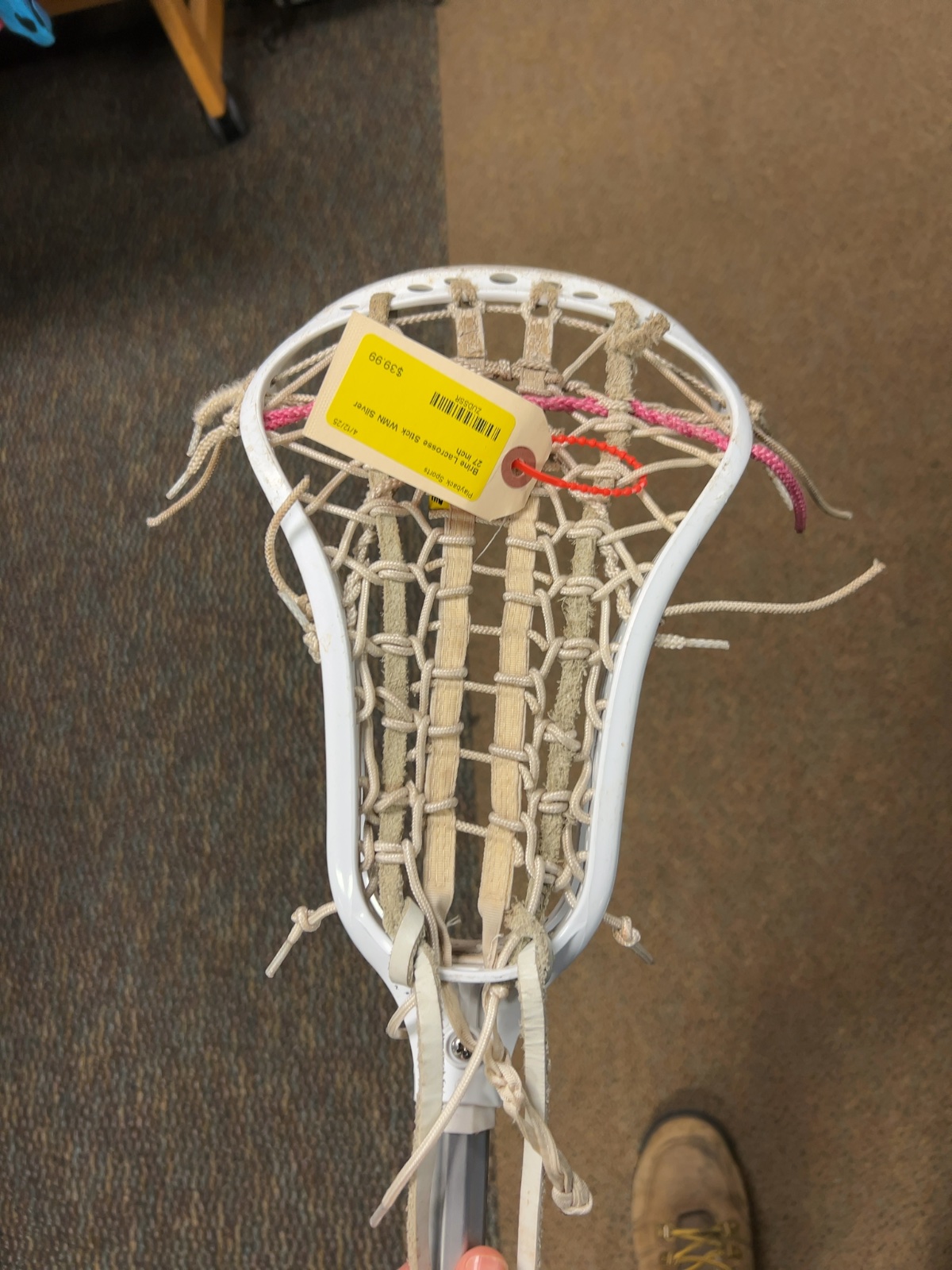 Brine Women's Lacrosse Stick 6065 Silver Good 27 Inch