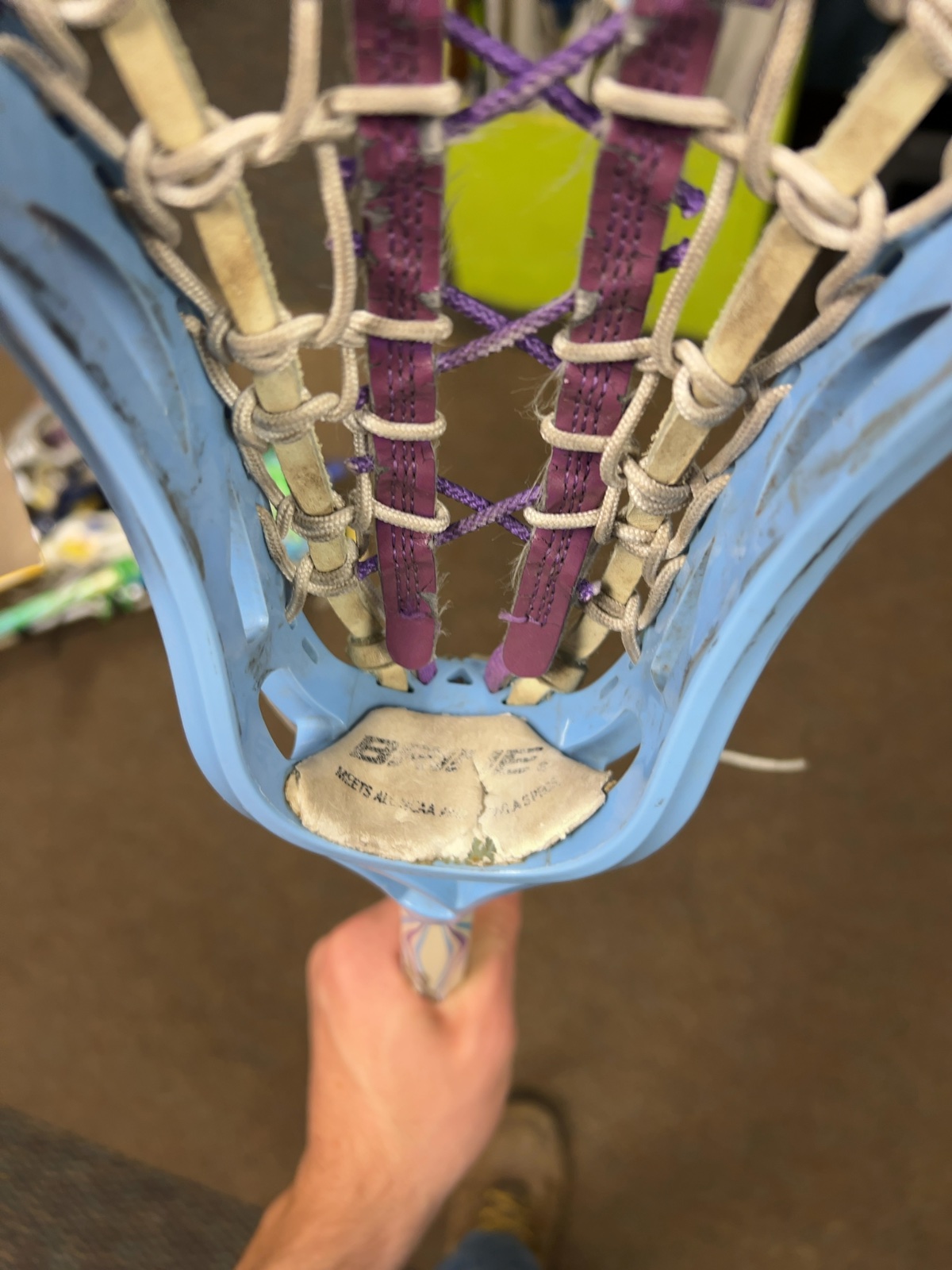 Brine Women's Complete Lacrosse Stick Blue / Purple / White Good