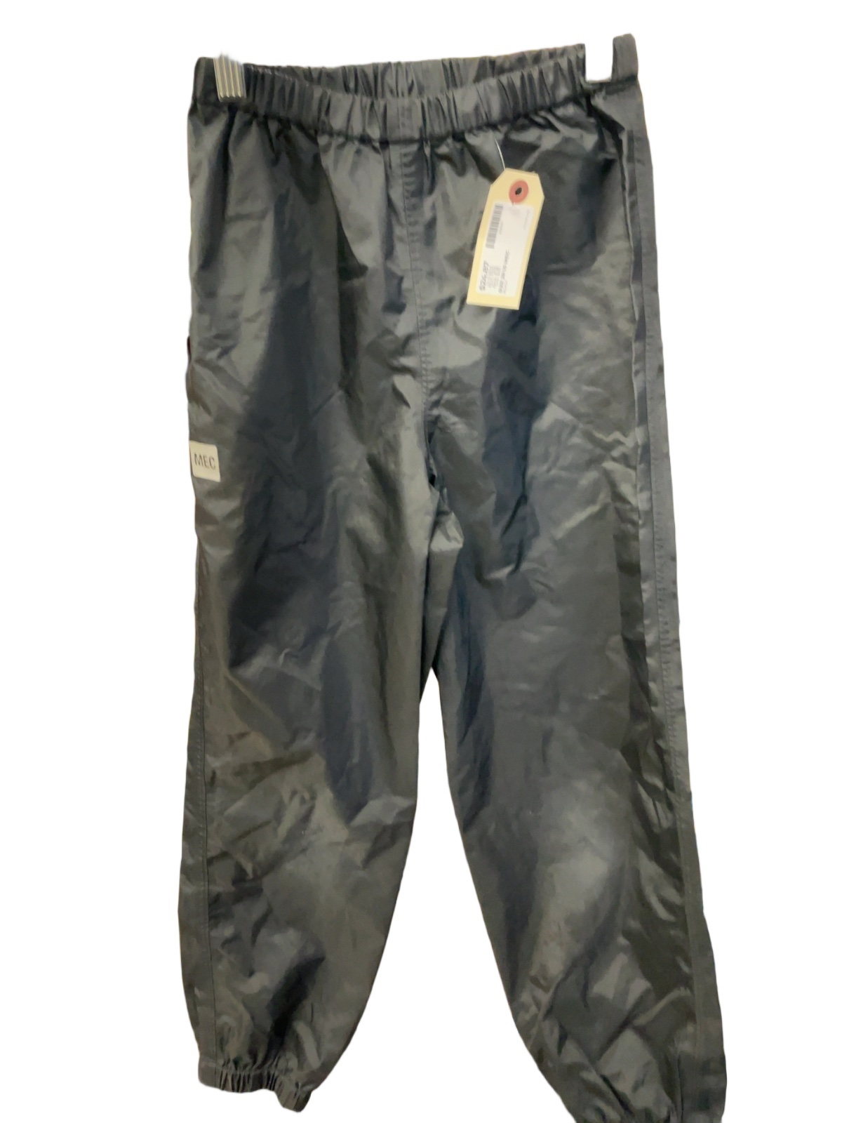 MEC Youth Rain Pants Size 10 Black