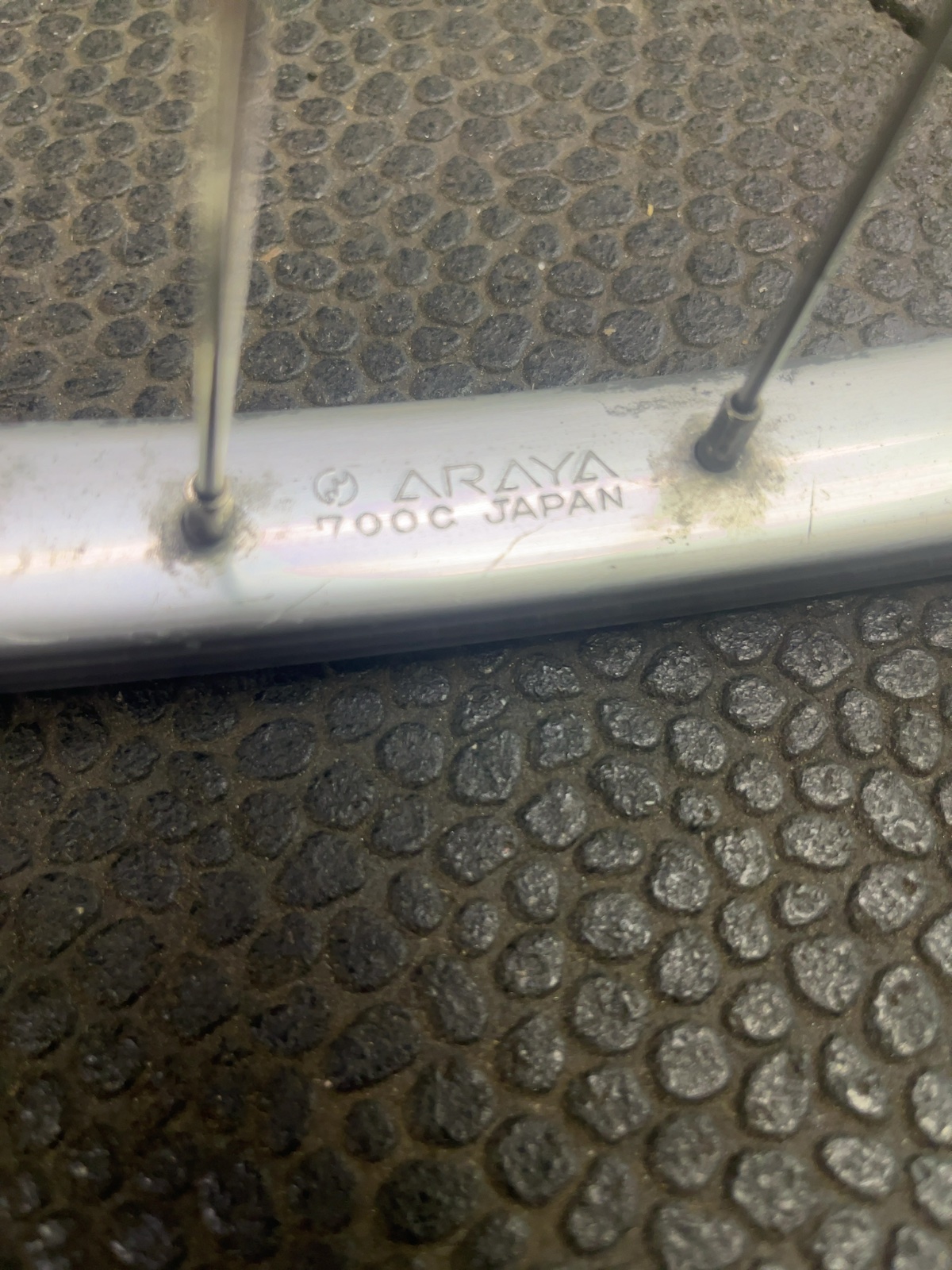 Araya 700c Rear Wheel Suzue Hub Silver Good 100 QR