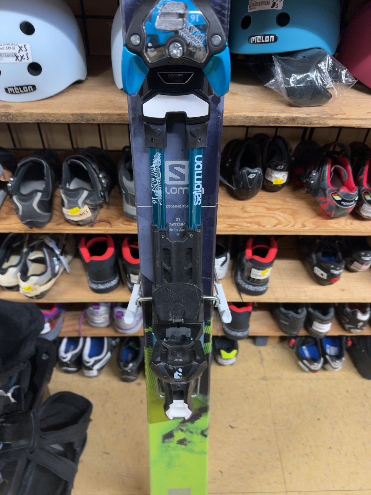 Salomon Q-105 Skis 181 cm with Salomon Guardian 16 Bindings