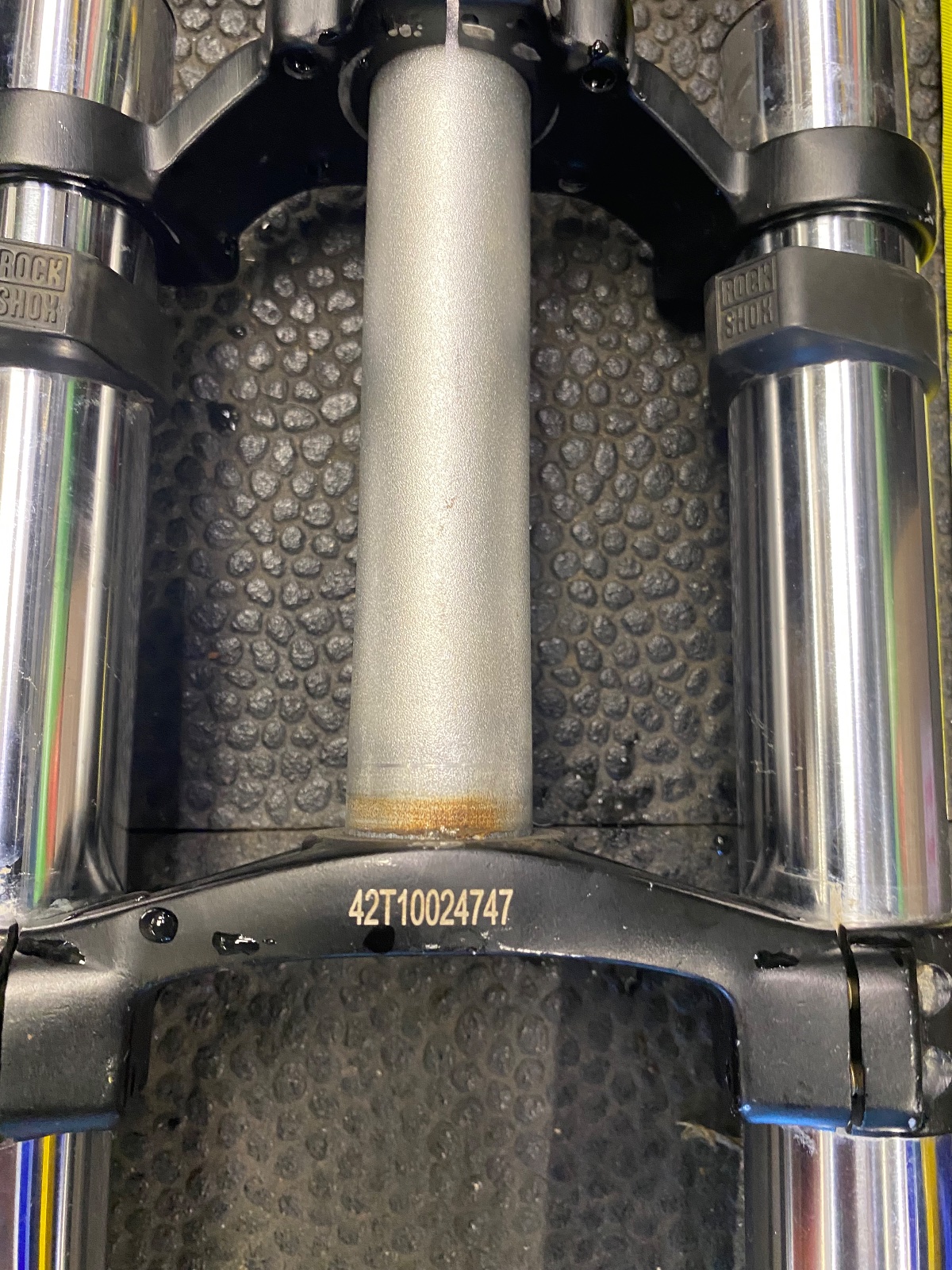 RockShox Domain Dual Crown Suspension Fork White Used