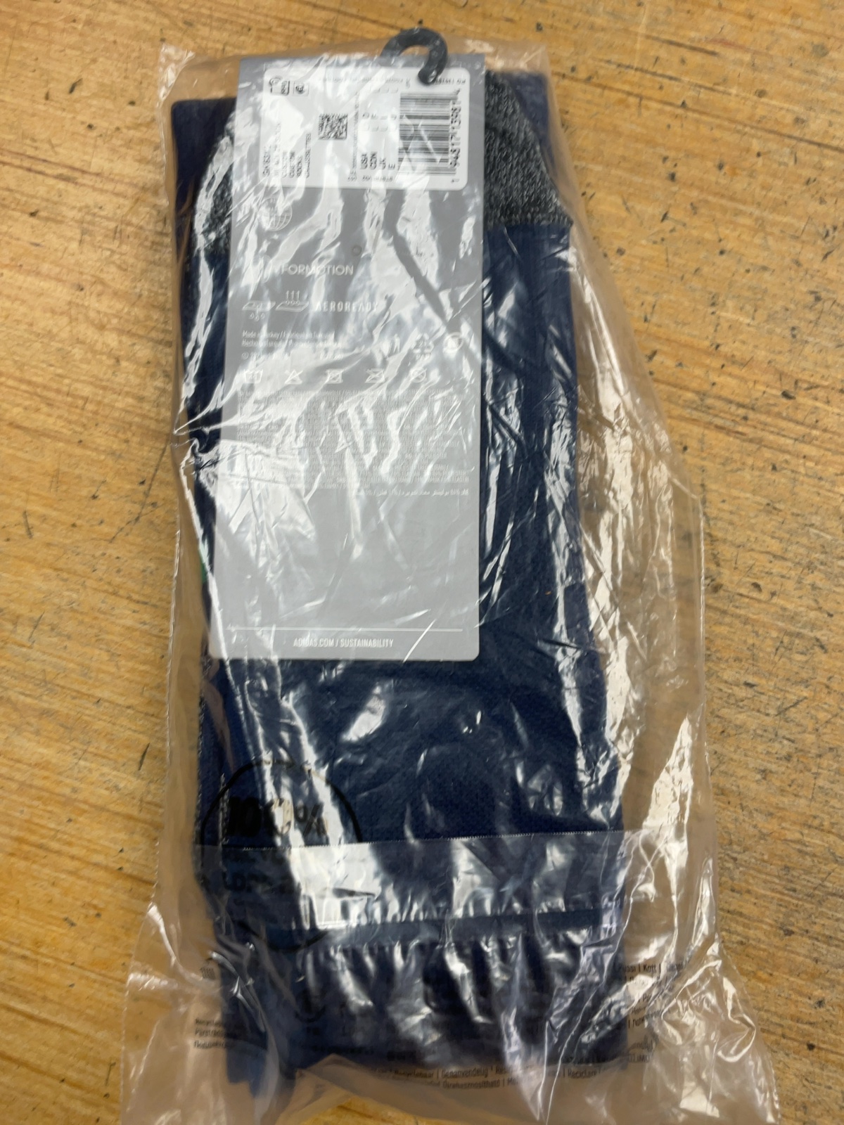 Adidas Team Sports Soccer Socks EU 43-45 Blue