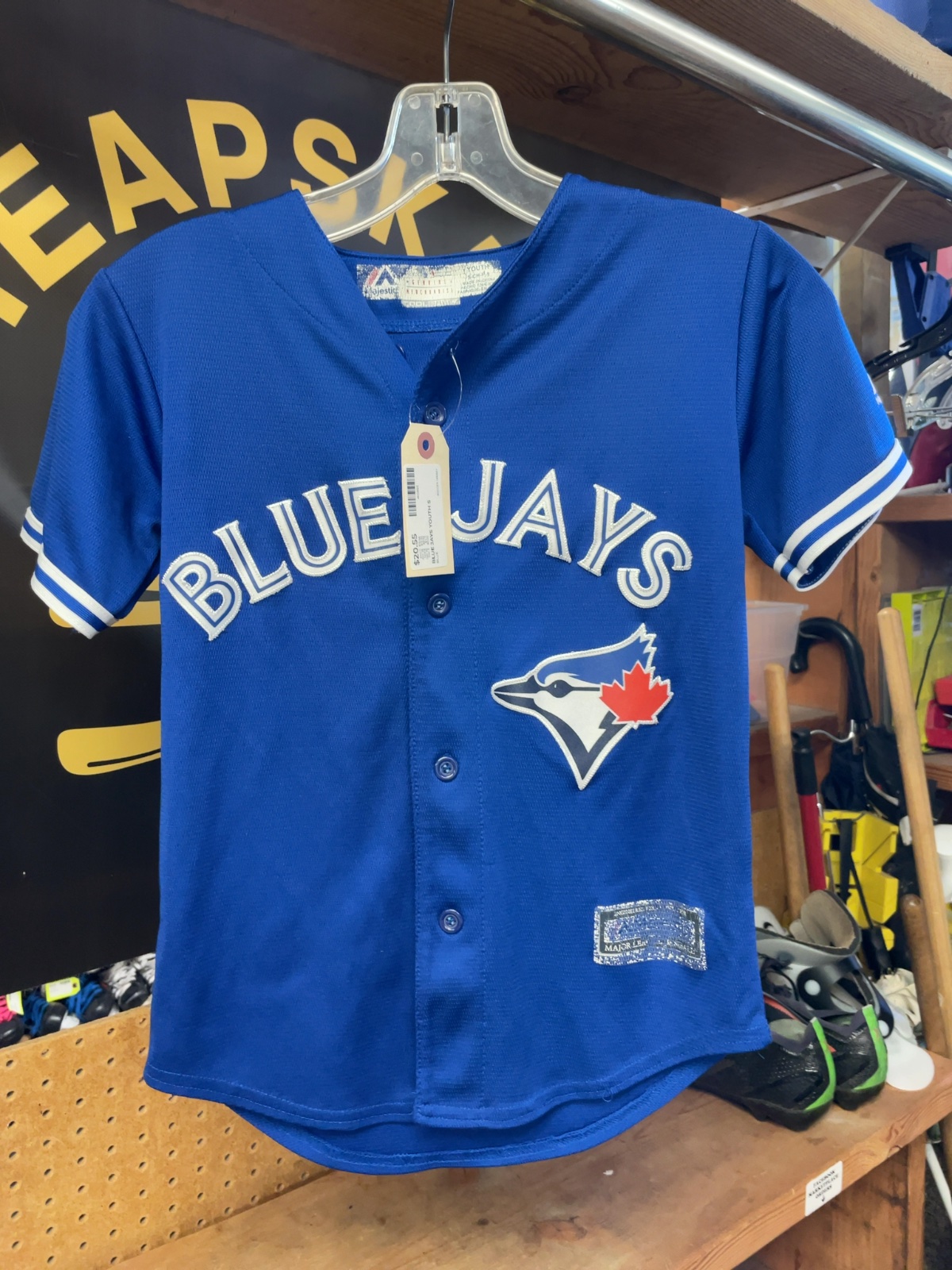 Majestic Toronto Blue Jays Donaldson #20 Jersey Youth S Blue