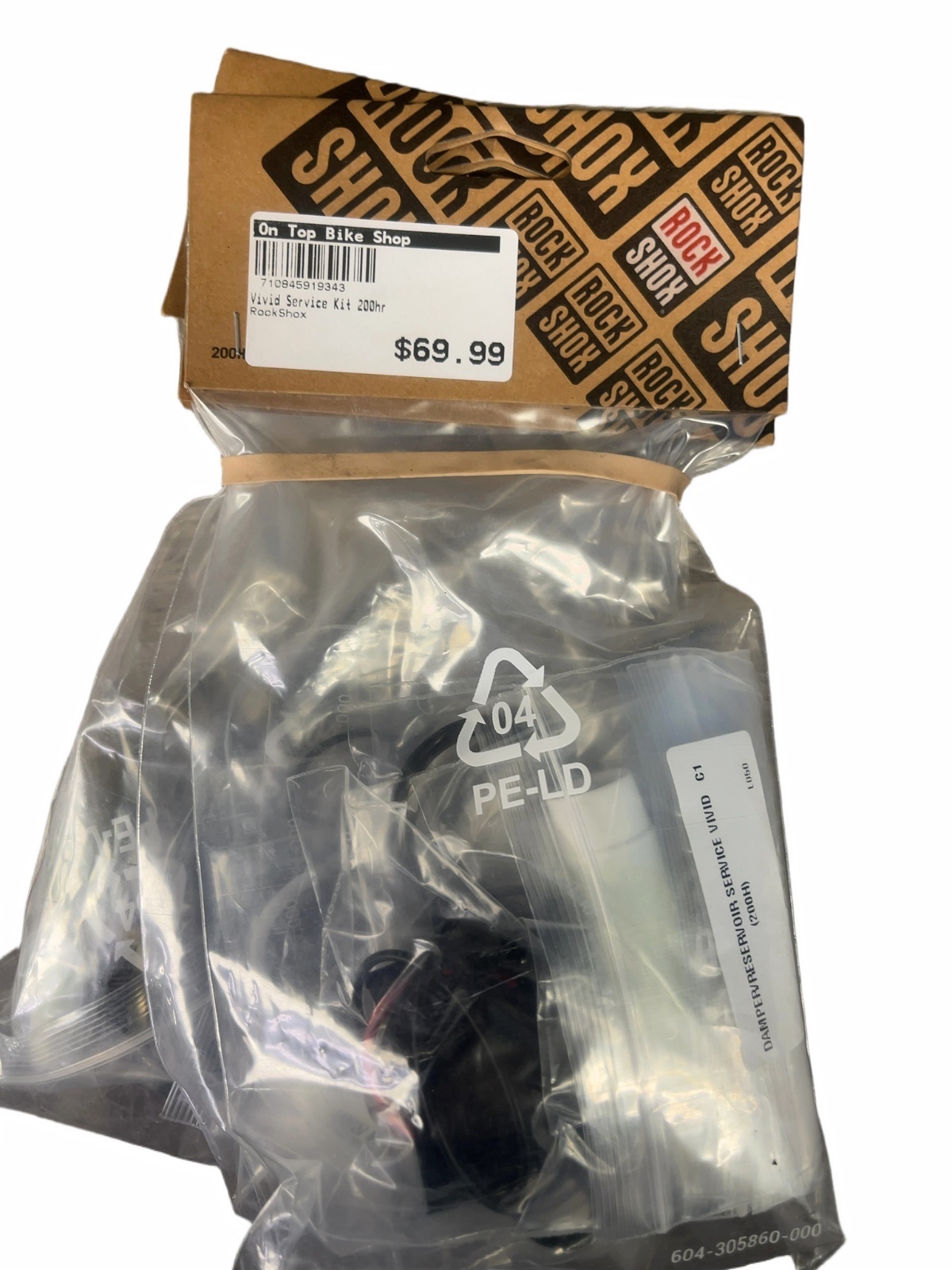 RockShox Vivid C1 Service Kit 200hr New - image 1