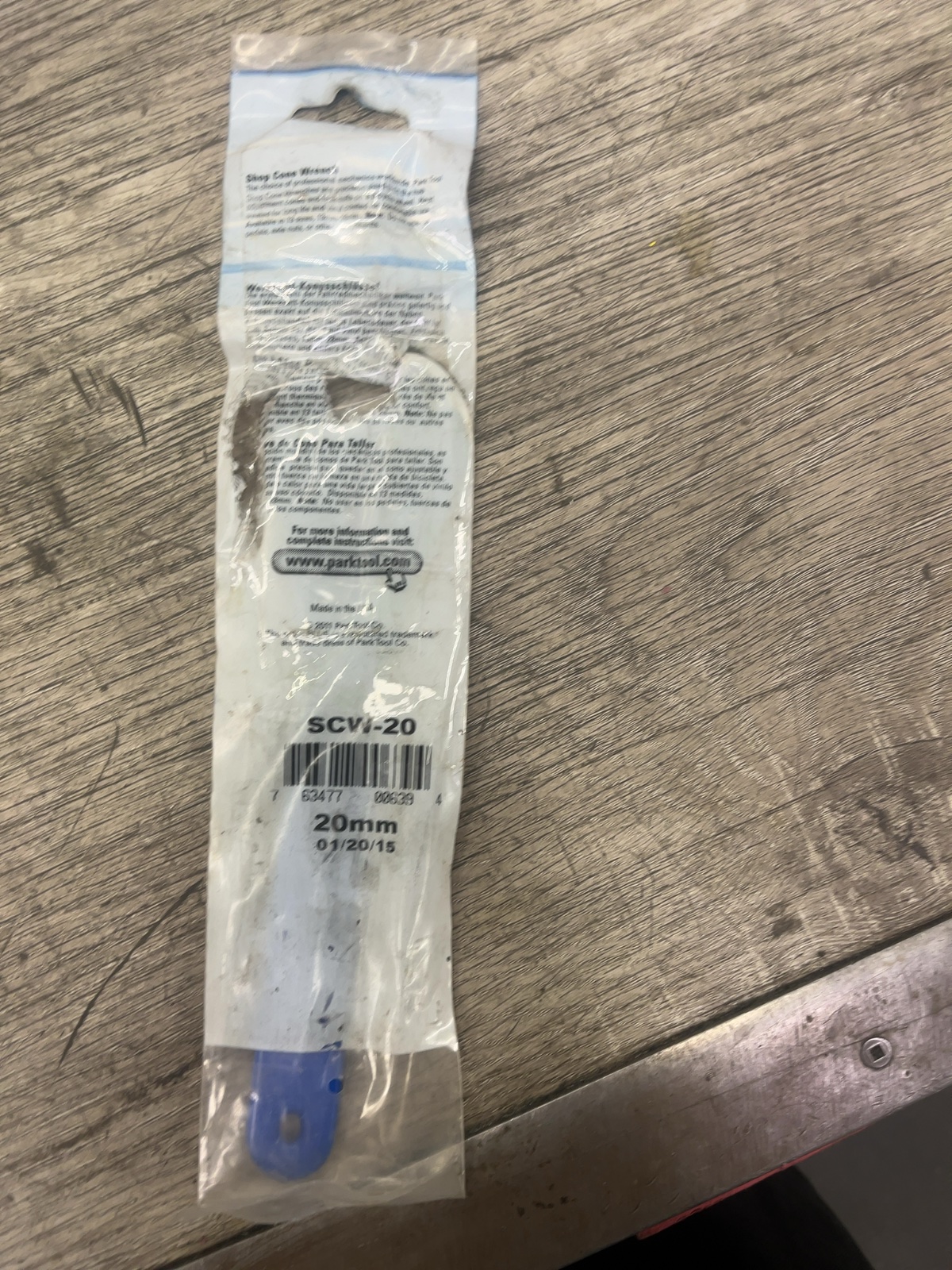 Park Tool SCW-20 Shop Cone Wrench 20mm New
