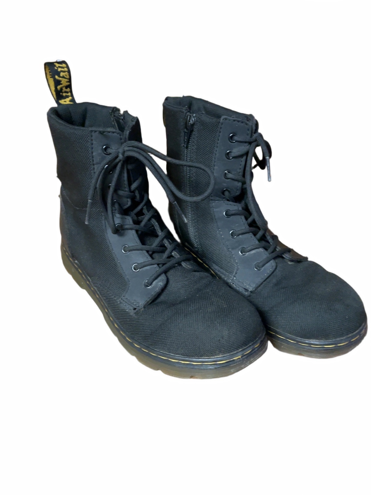 Dr. Martens Combs Canvas Lace Up Boots Size 7 - image 1