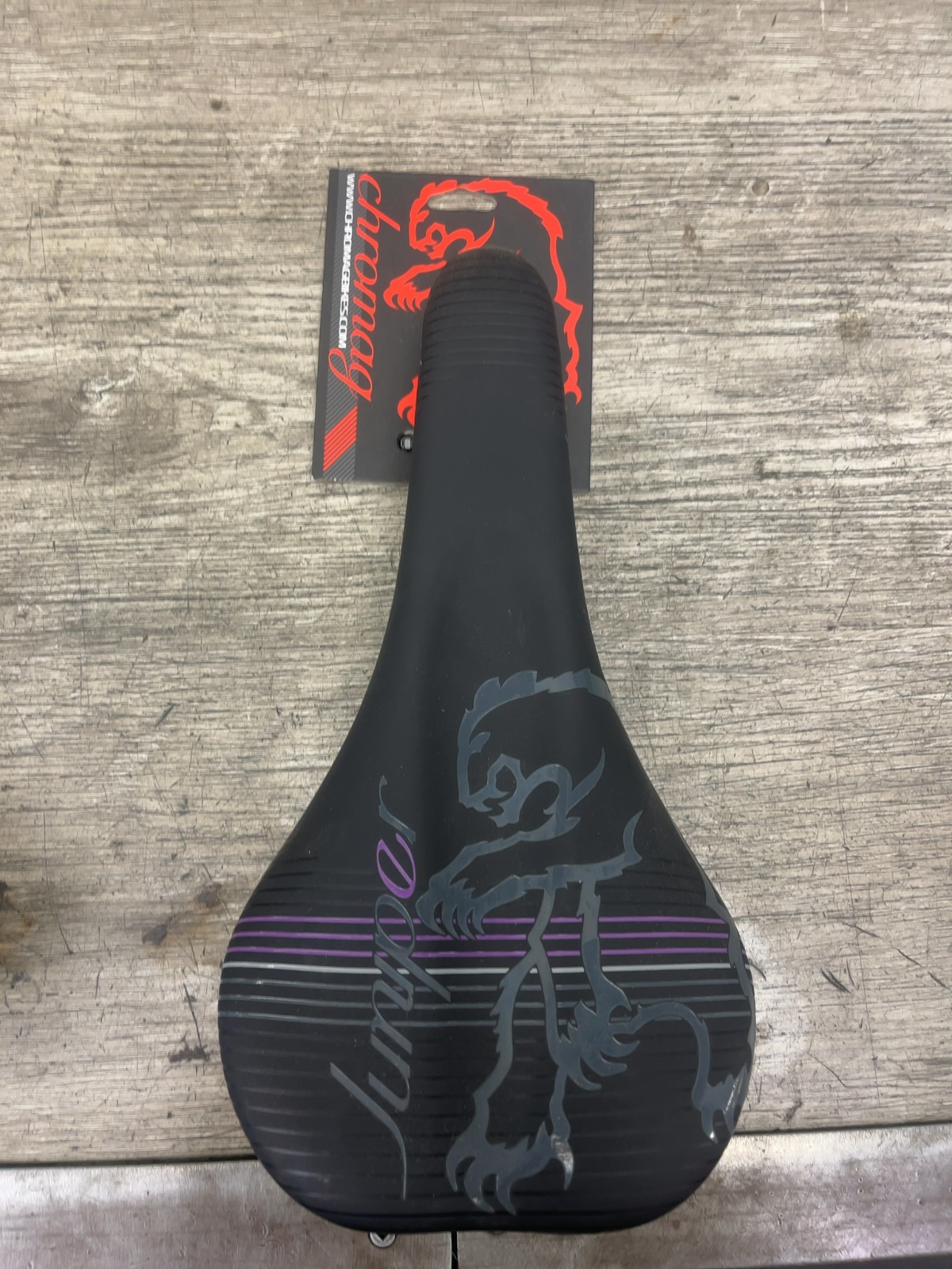 Chromag Juniper Bicycle Saddle Black Purple New