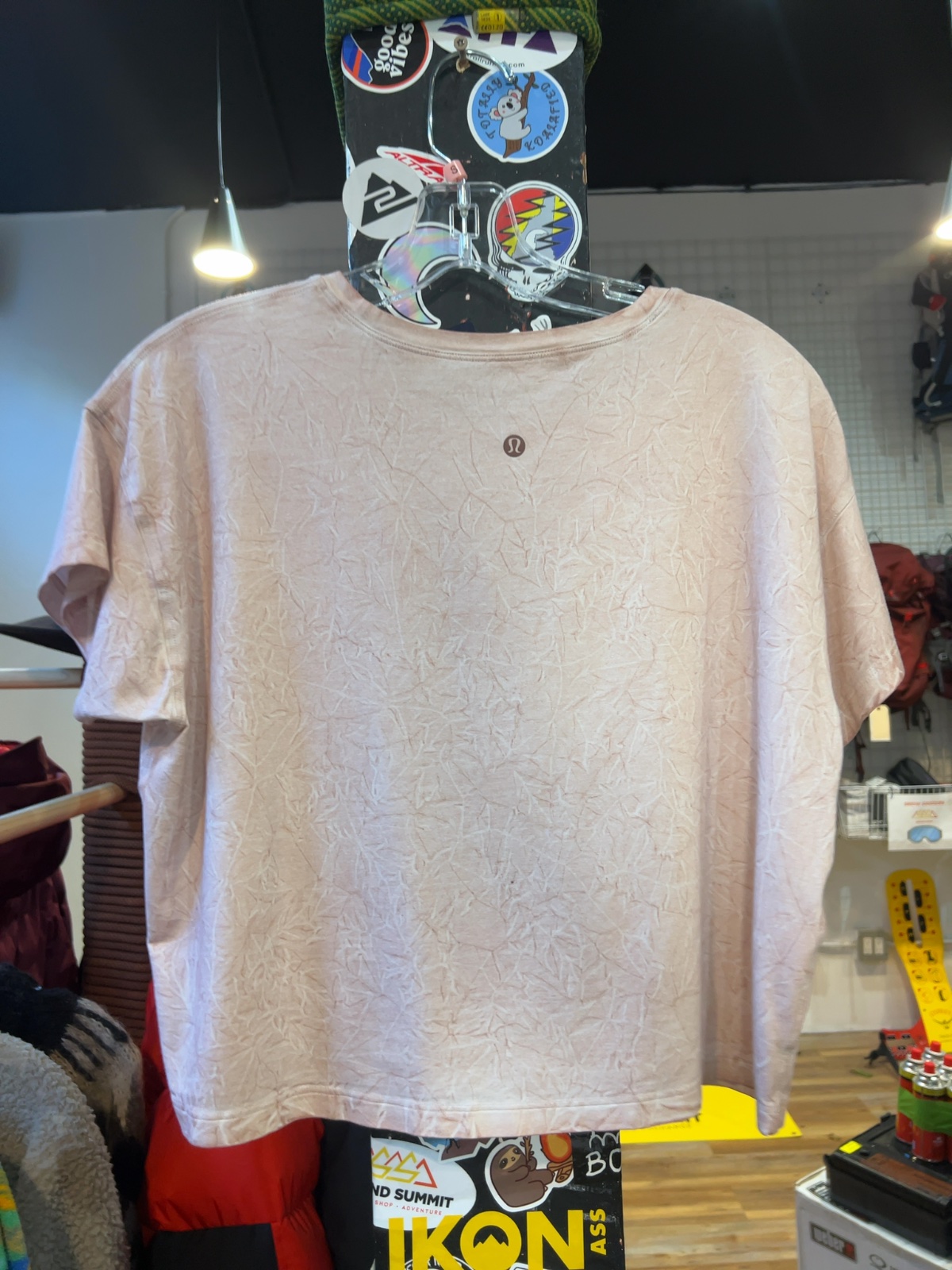 Lululemon Short Sleeve Graphic Tee Light Pink Good S