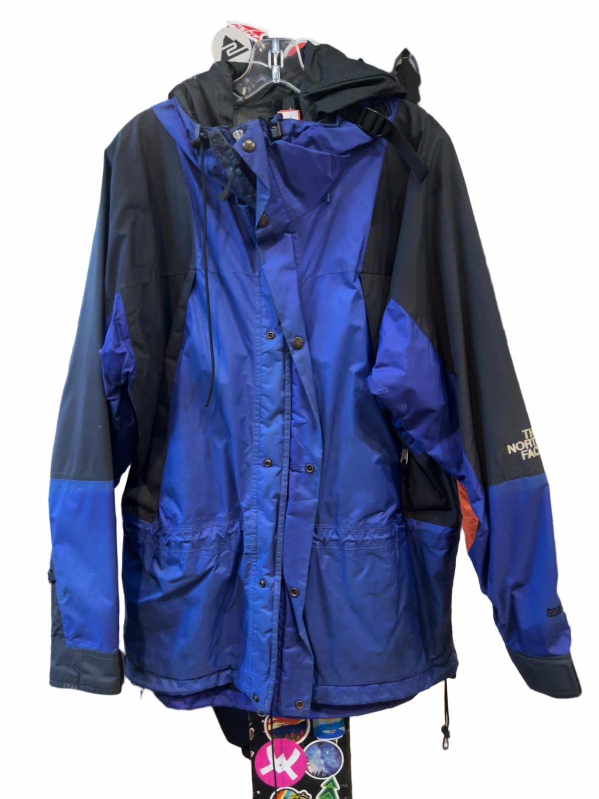 The North Face Retro Gore-Tex Ski Shell Jacket Blue Good XL - image 1