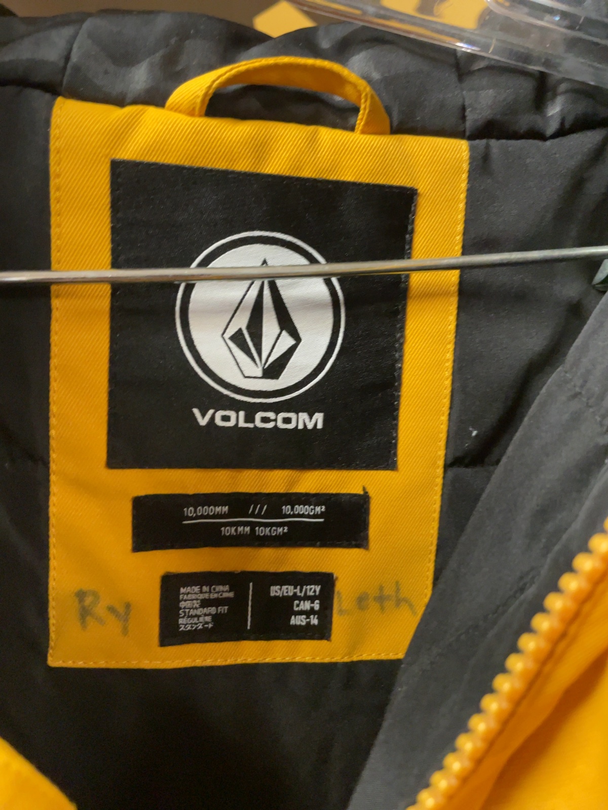 Volcom US/EU-L/12Y Hooded Ski Snowboard Jacket