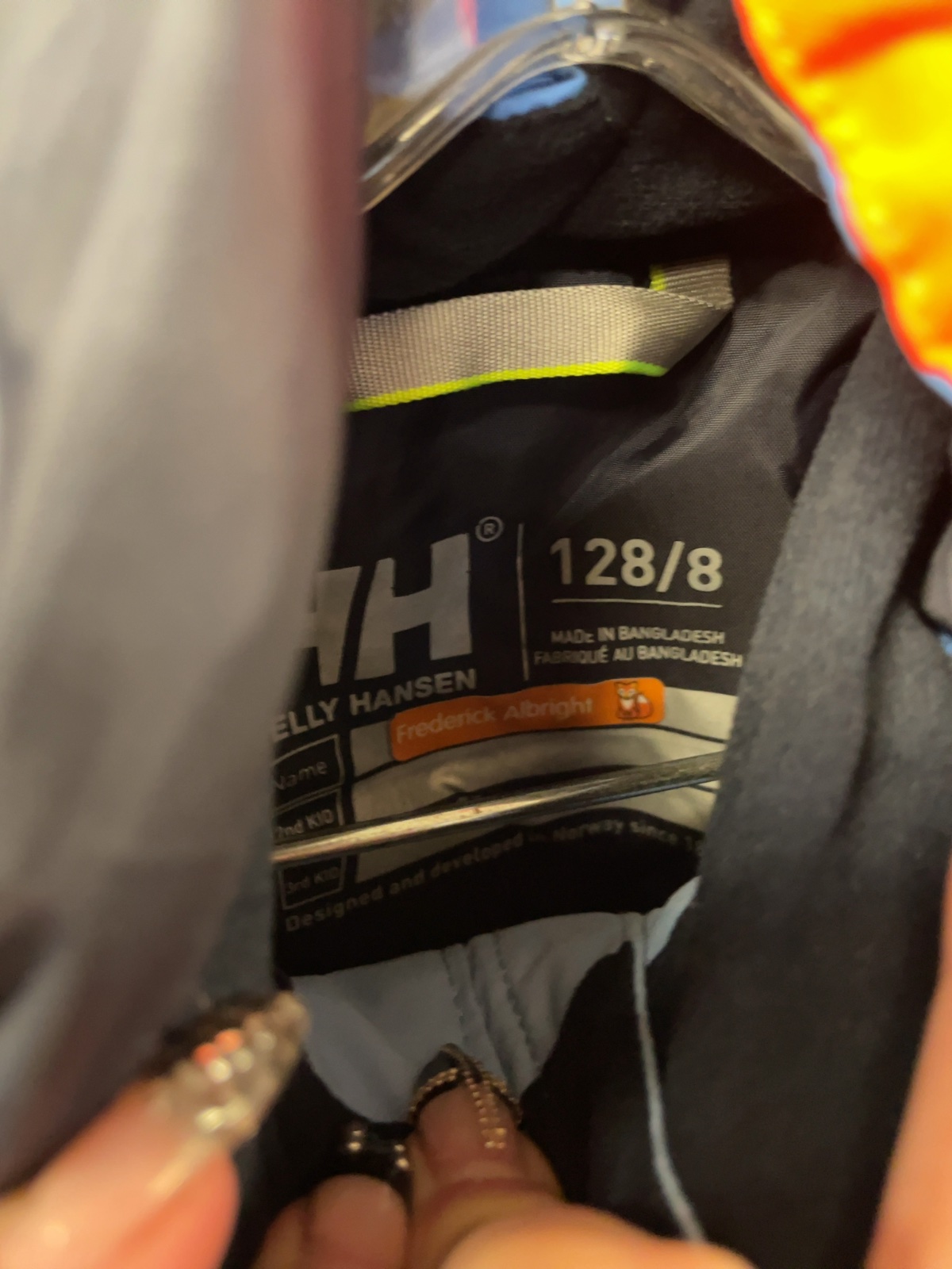 Helly Hansen Size JR 8 Hooded Winter Jacket