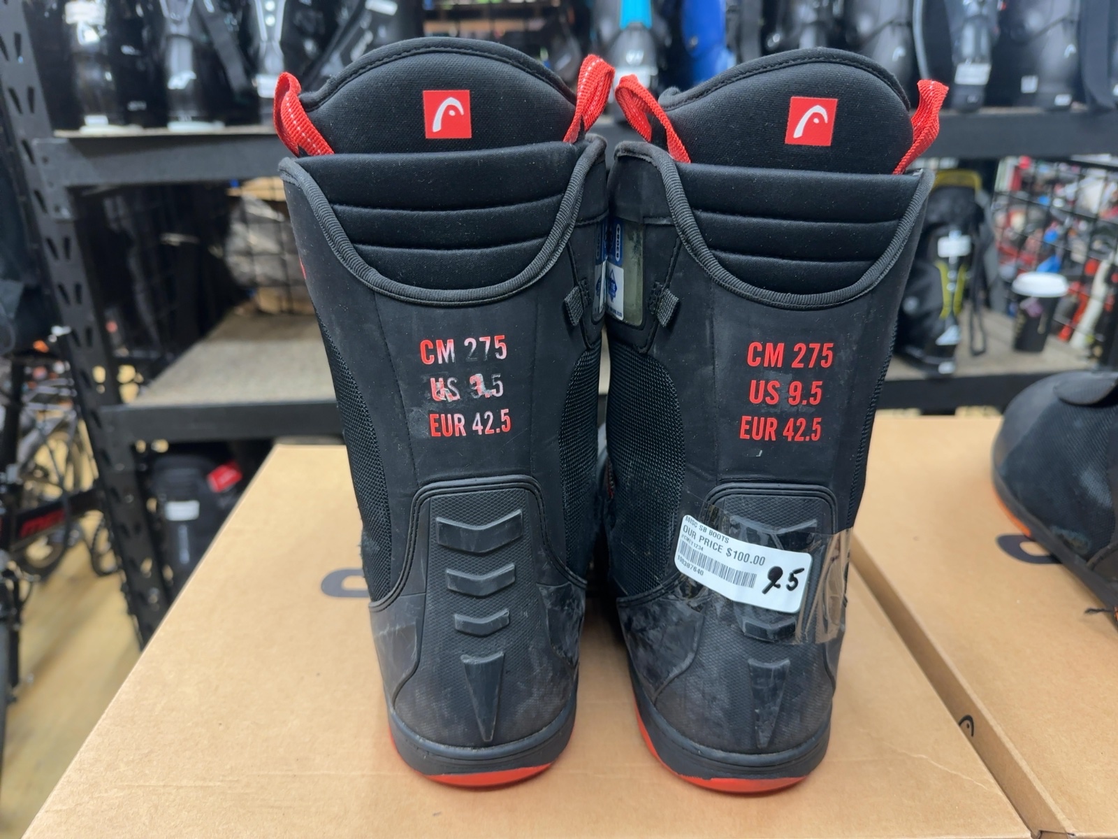 Head Six00 Boa Snowboard Boots - US 9.5