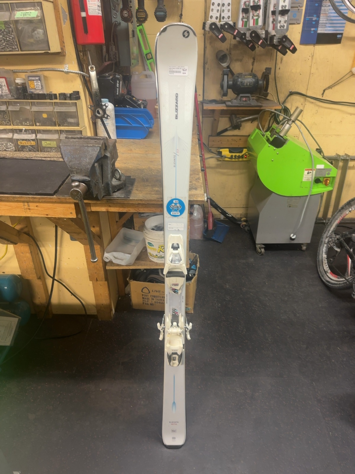 Blizzard Elevate 7.7 Women's Skis with Bindings - 160 cm-freshly waxed and tuned