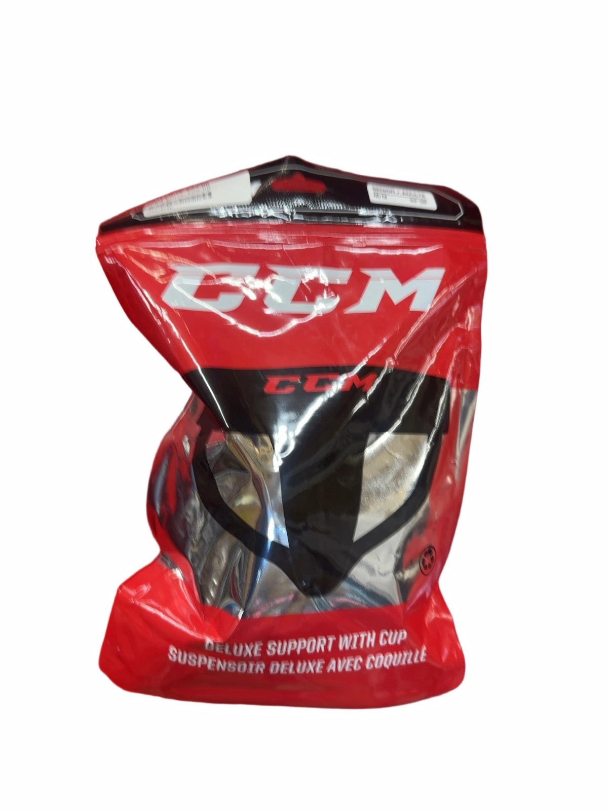CCM Deluxe Support With Cup Jock Strap - Senior M/M (34"-38")