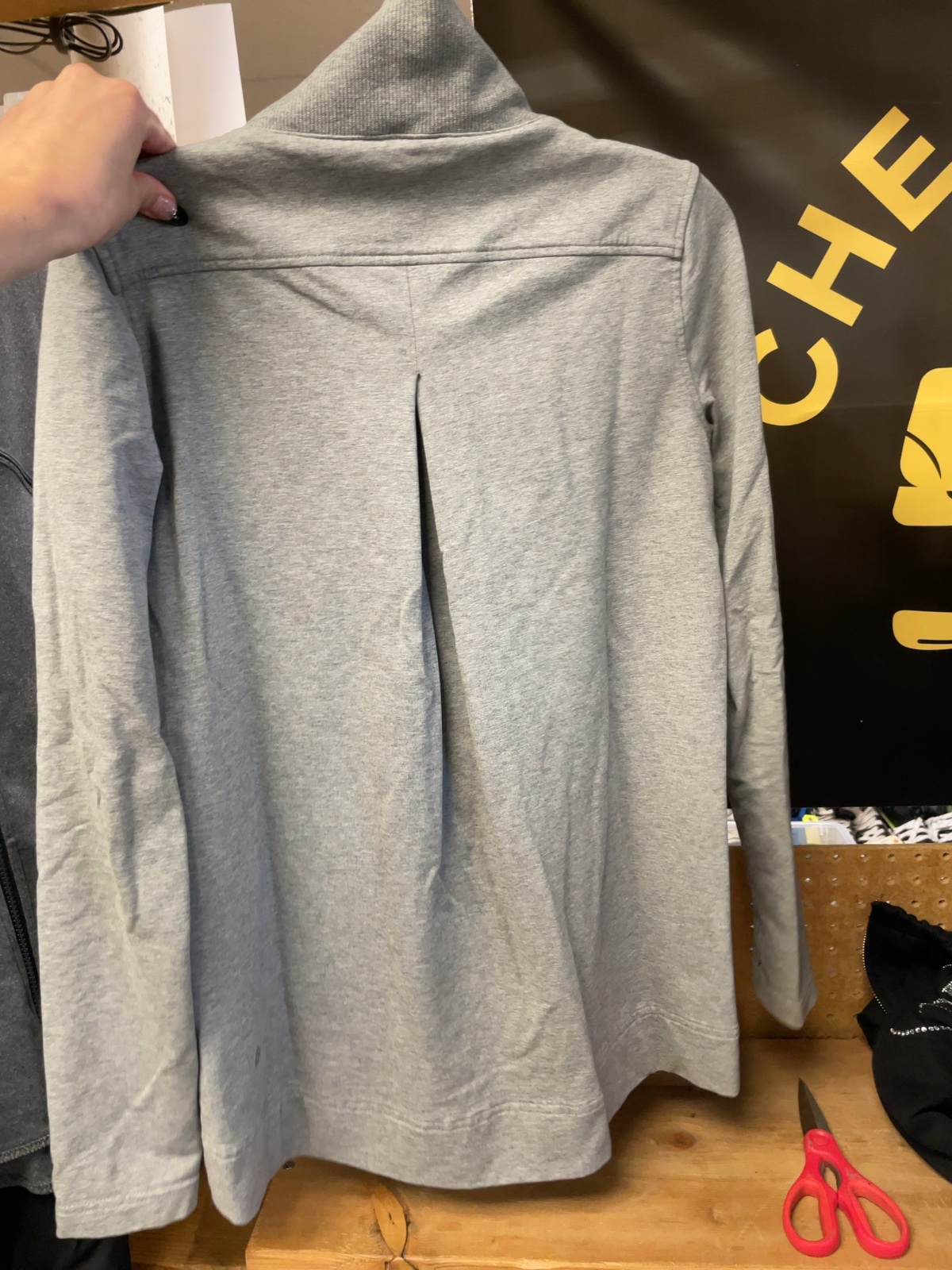 Lululemon Wrap Sweater Size 4 Grey