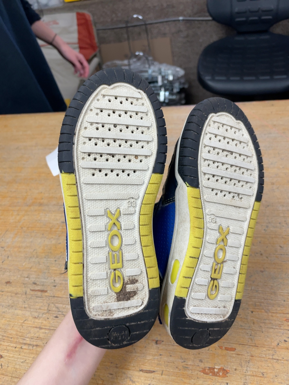 Geox Light Up High Top Sneakers Size JR 2