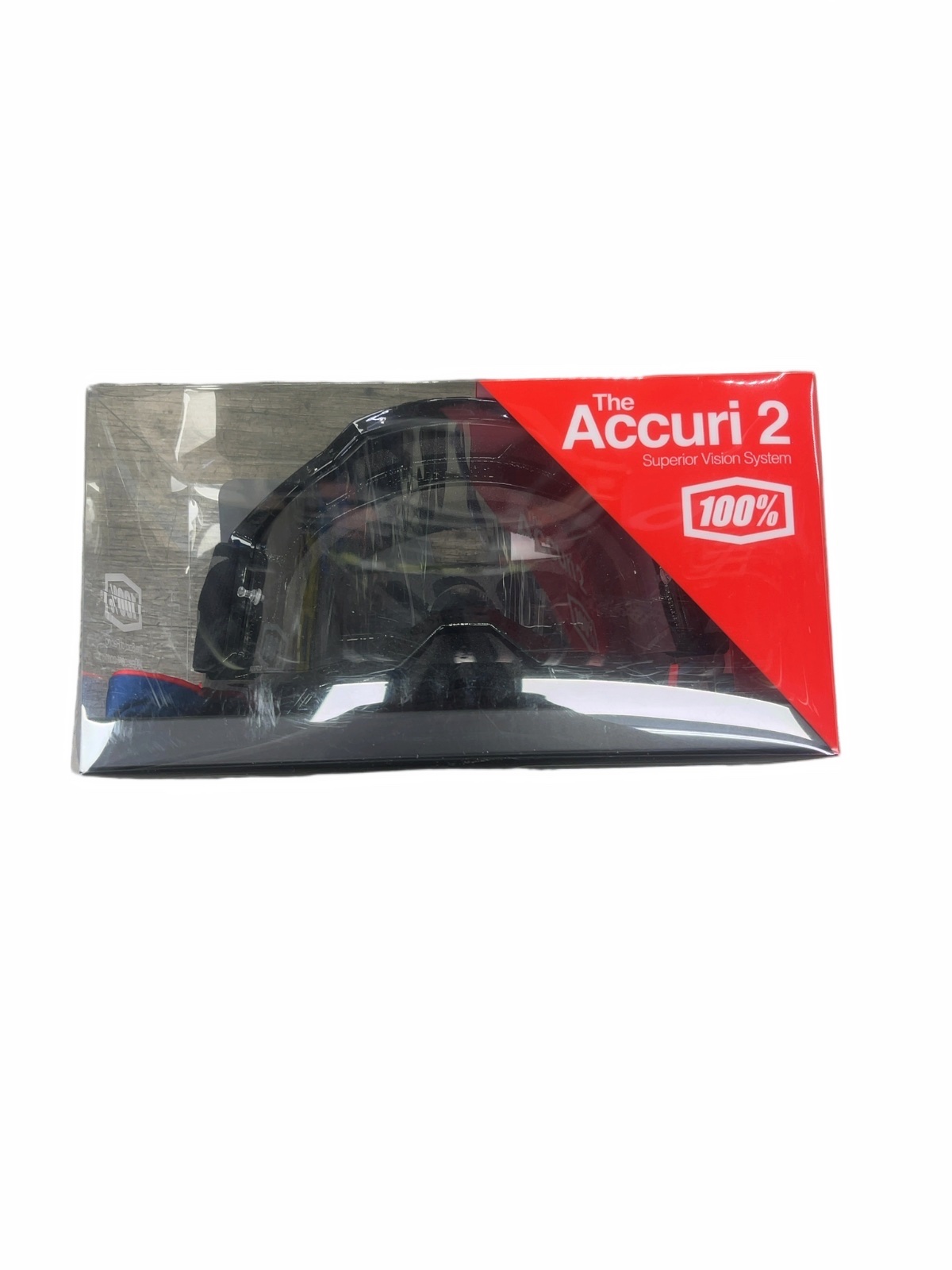 100% Accuri 2 Mountain Bike Goggles Black New - image 1