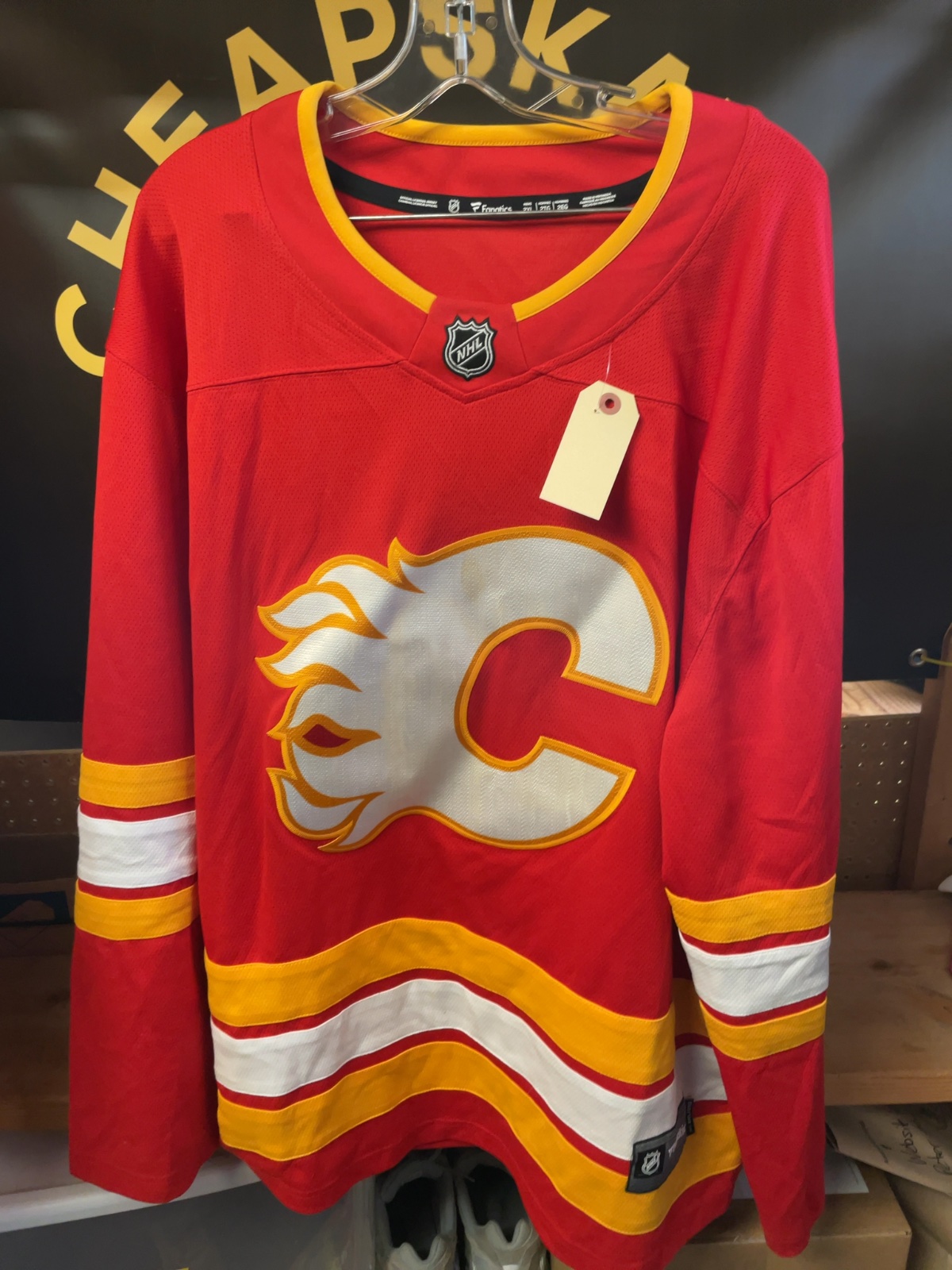 Fanatics Calgary Flames Breakaway Hockey Jersey Size 2XL