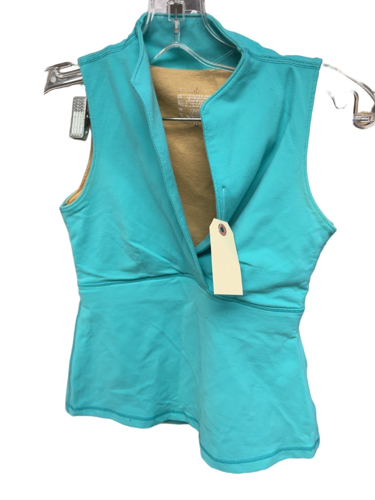 lululemon Size 8 Tank Top Cyan Blue - image 1